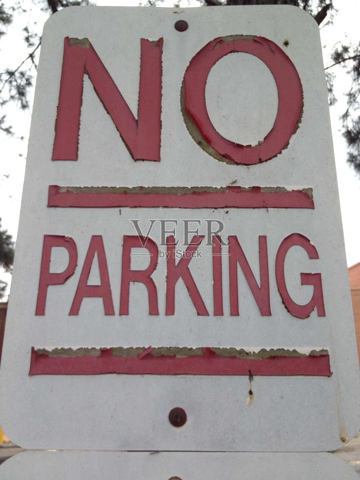 禁止停车标志照片摄影图片