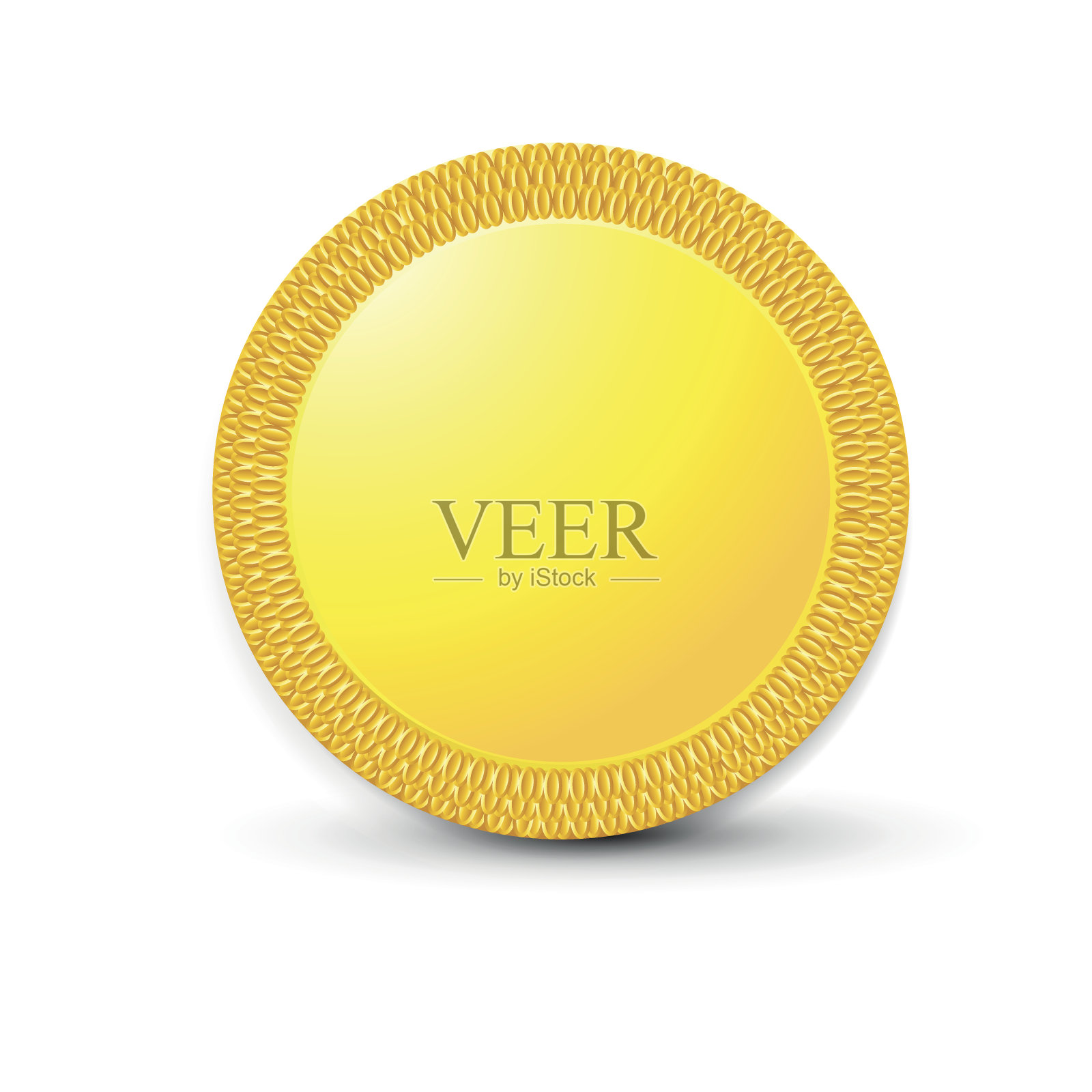 硬币白底孤立物体抽象设计元素图片