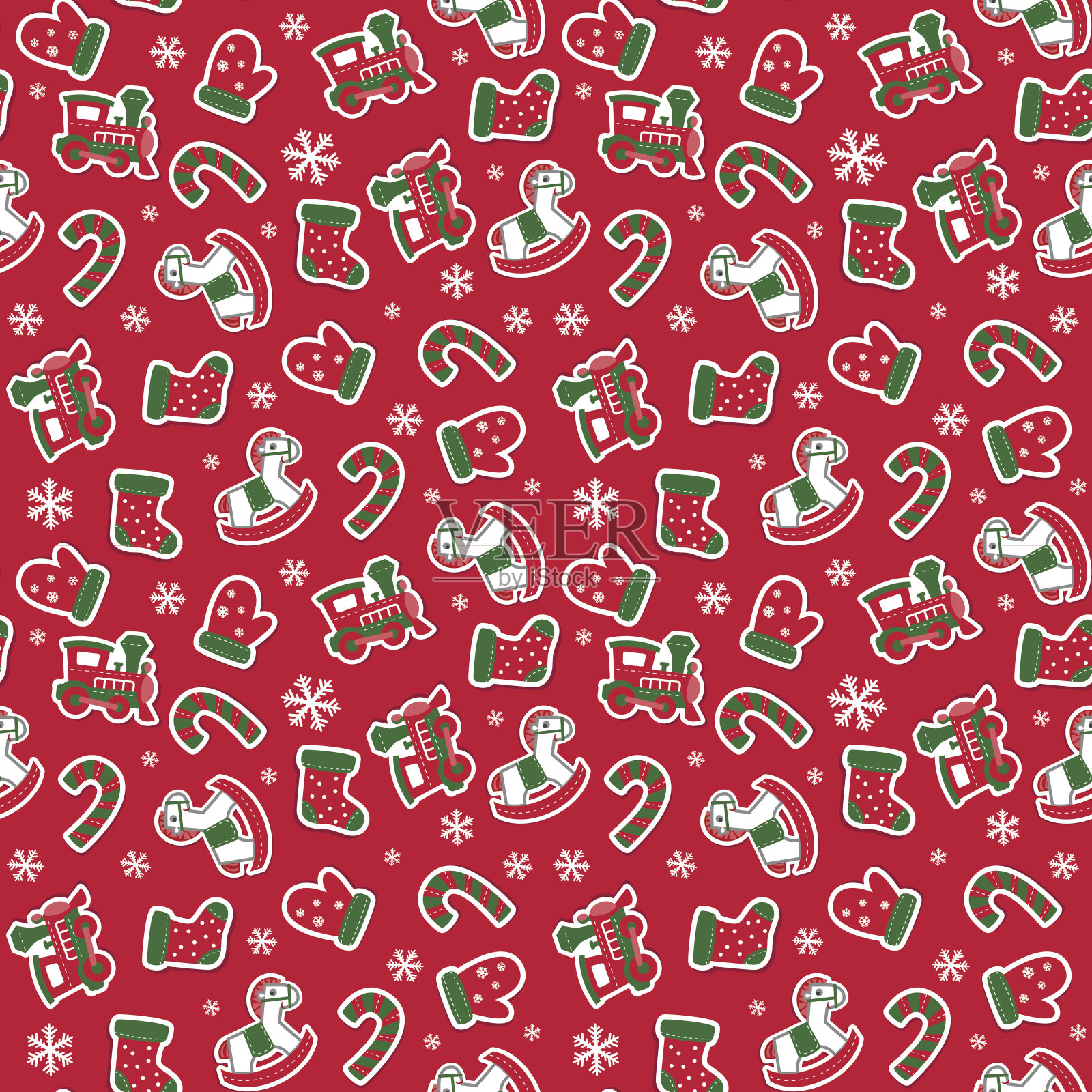 假日无缝的背景插画图片素材