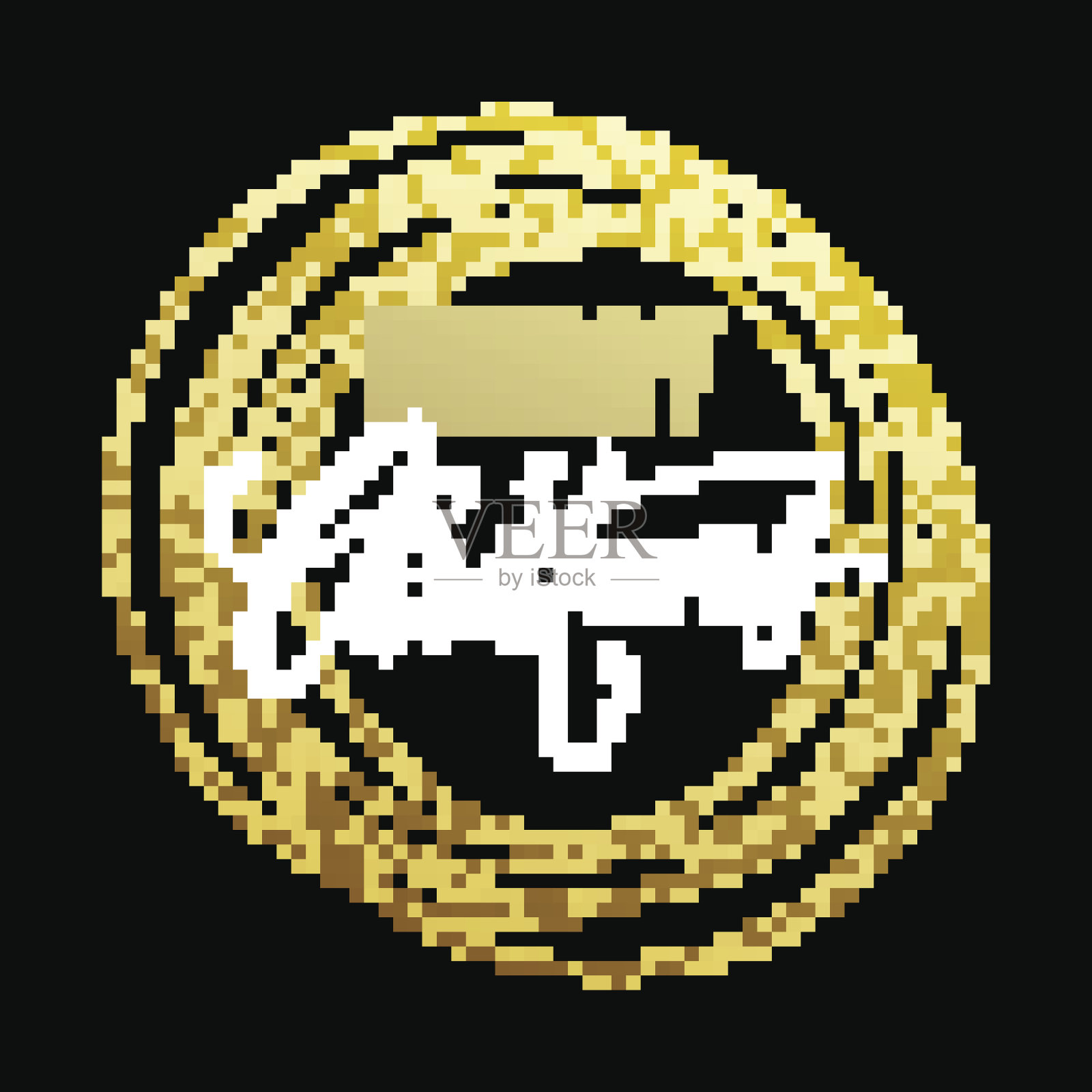 圣诞贺卡上金光闪闪的装饰插画图片素材