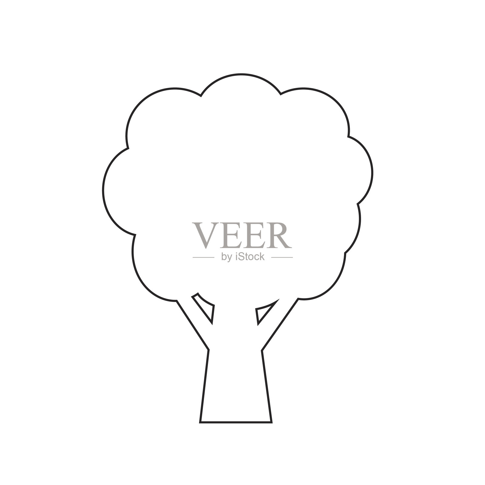 树的图标设计元素图片