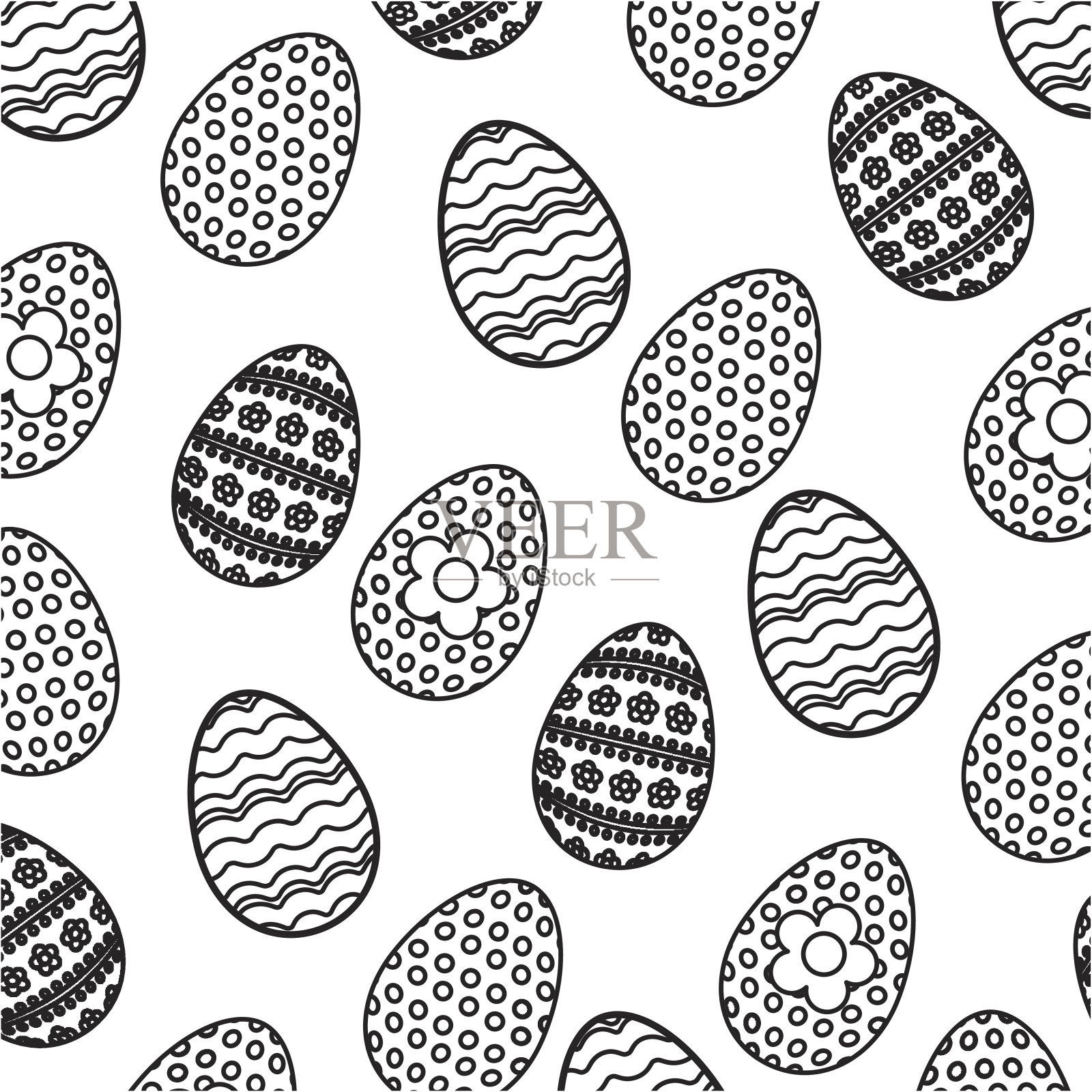 复活节快乐设计插画图片素材