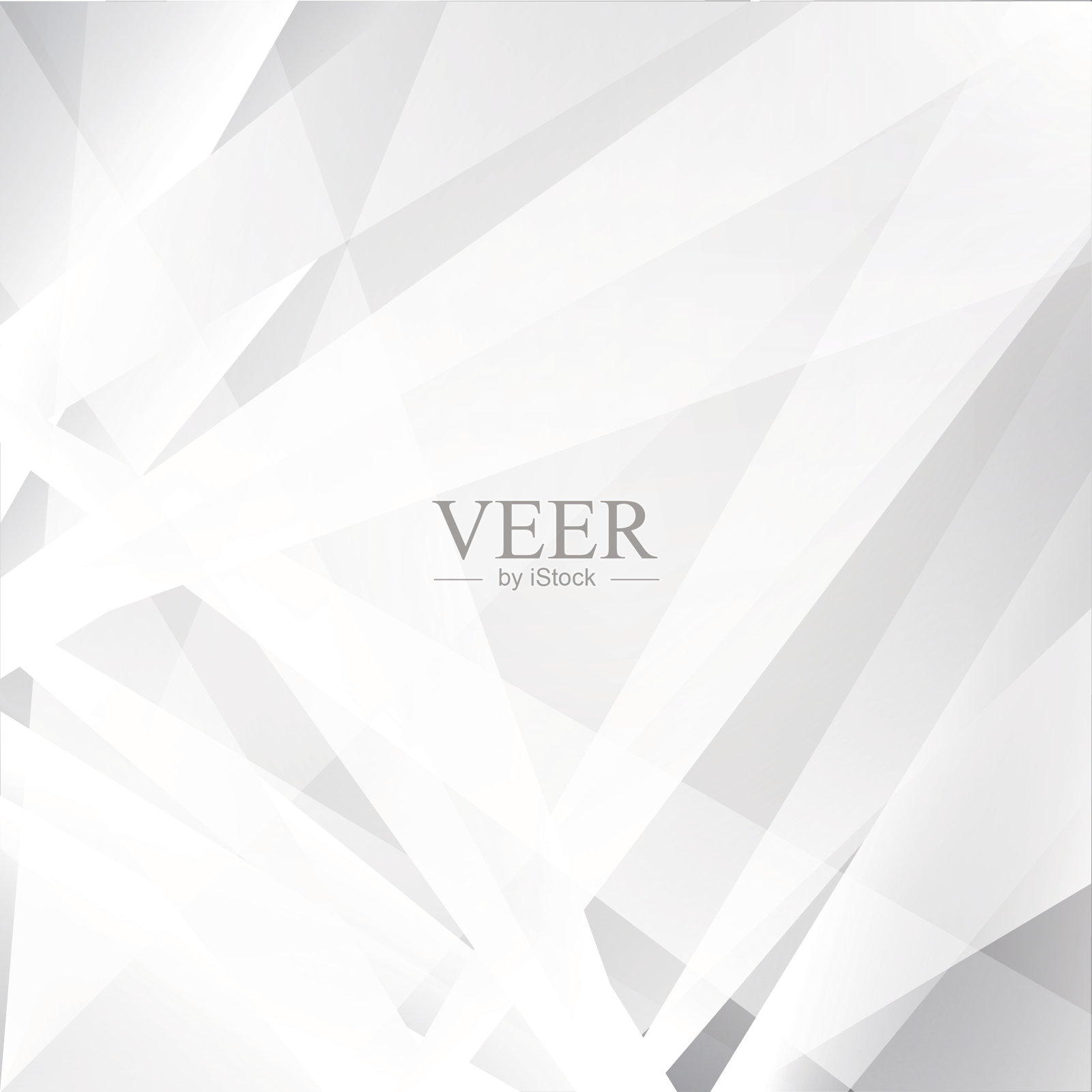 抽象几何白色和灰色的空间背景，矢量插图插画图片素材