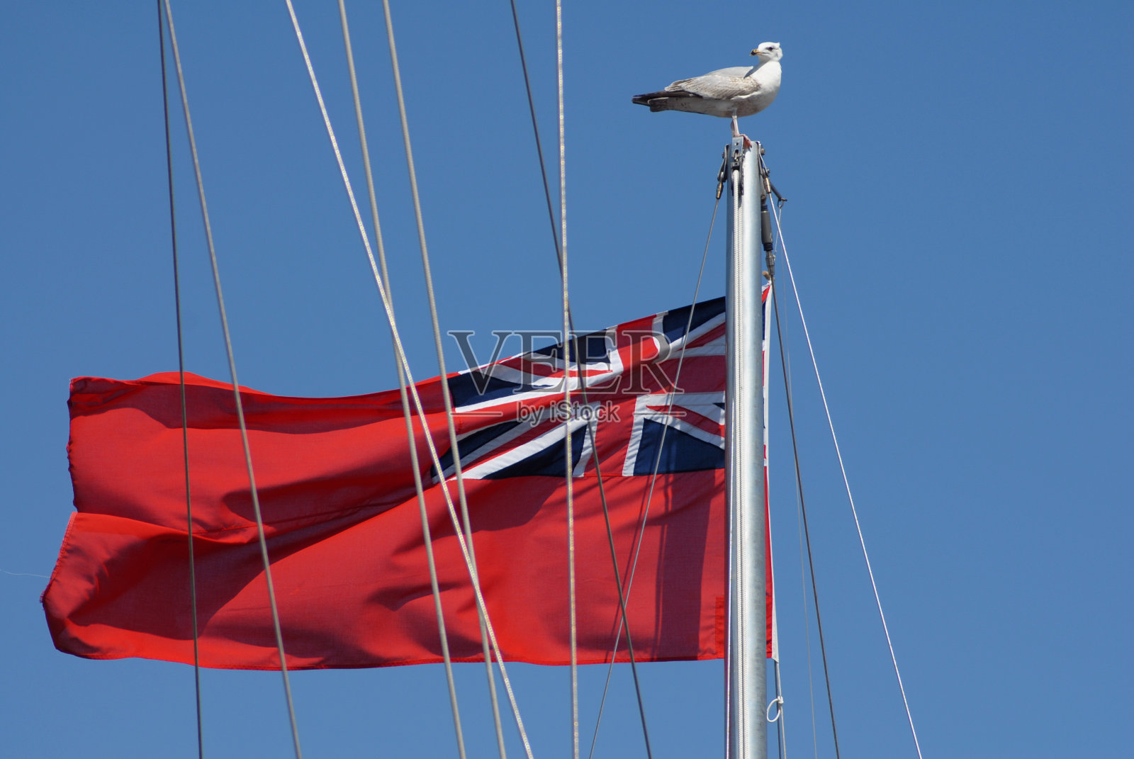 悬挂的国旗照片摄影图片