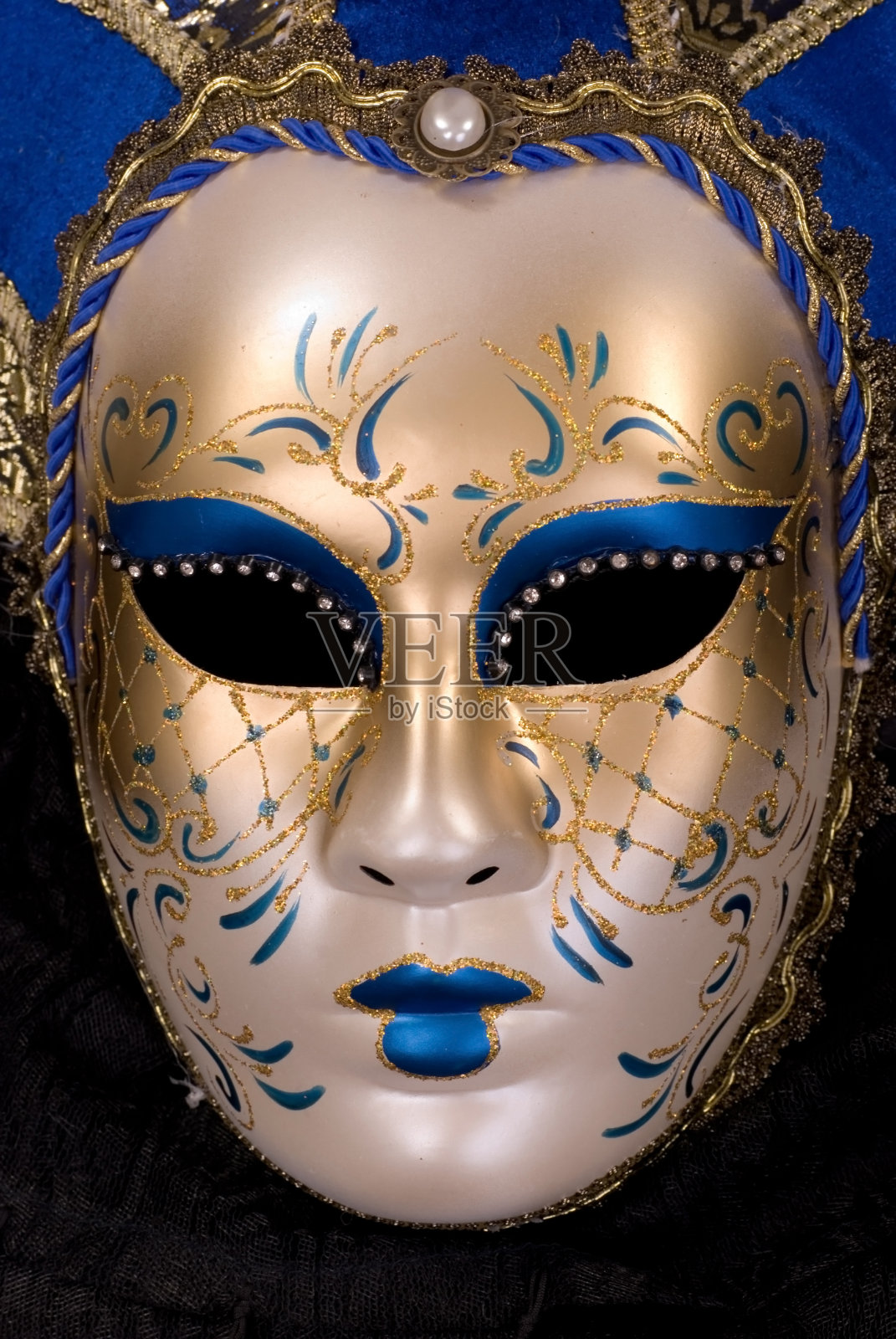 威尼斯的面具。照片摄影图片