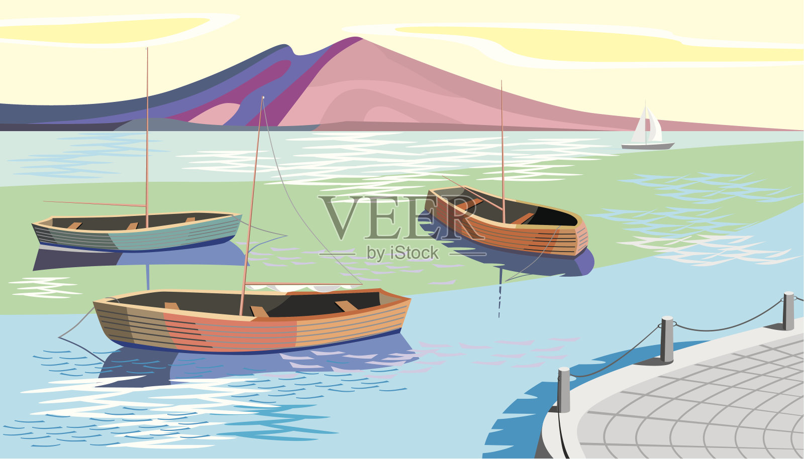 船插画图片素材