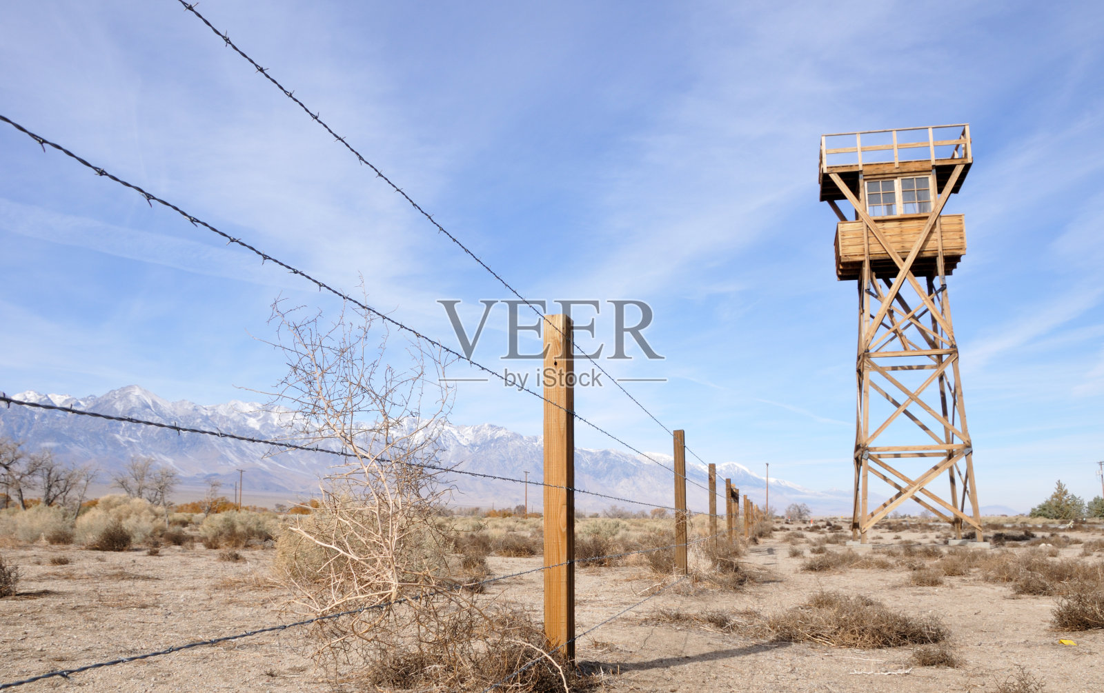 曼扎纳尔守卫塔照片摄影图片