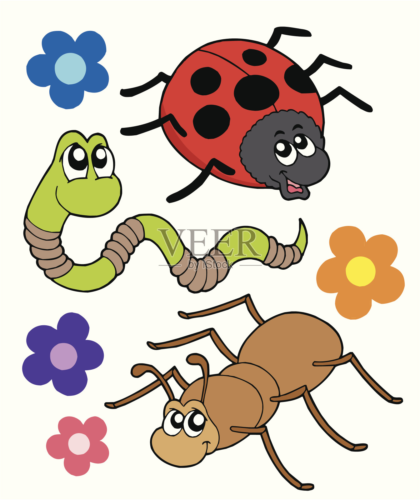 各种缺陷集合插画图片素材