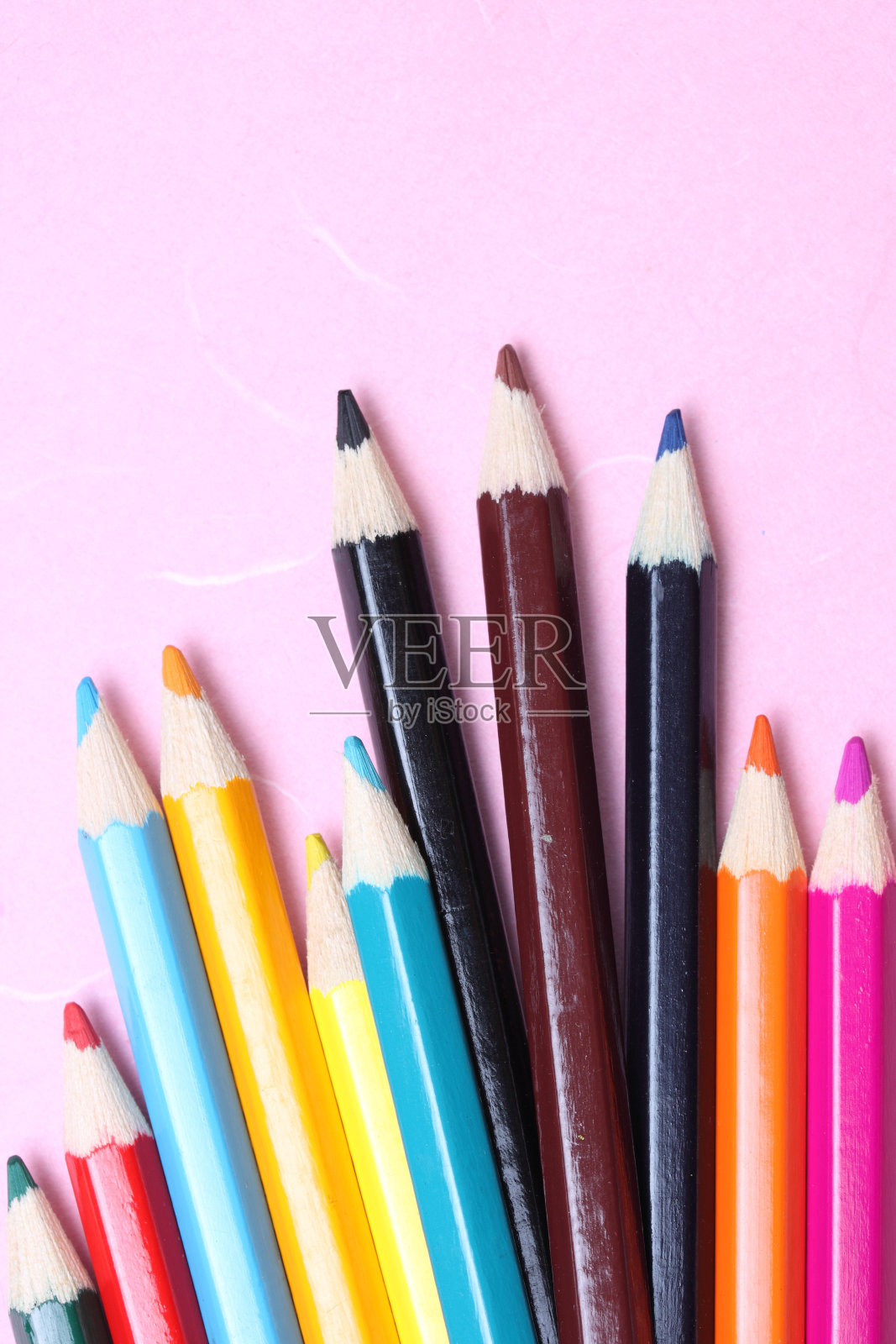 彩色铅笔和纸照片摄影图片