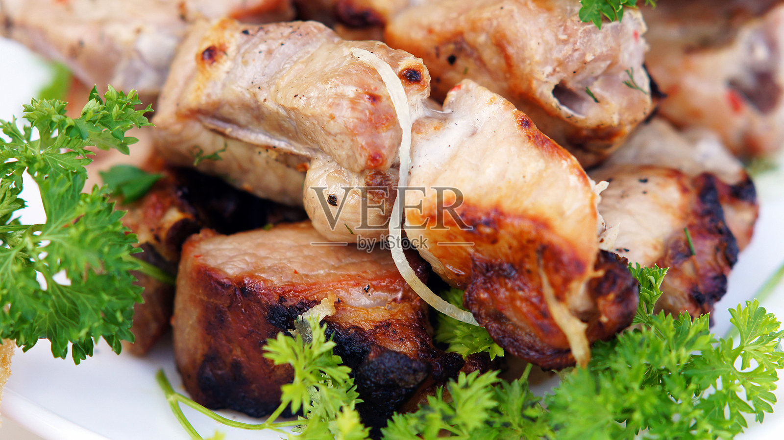 烤羊肉串照片摄影图片