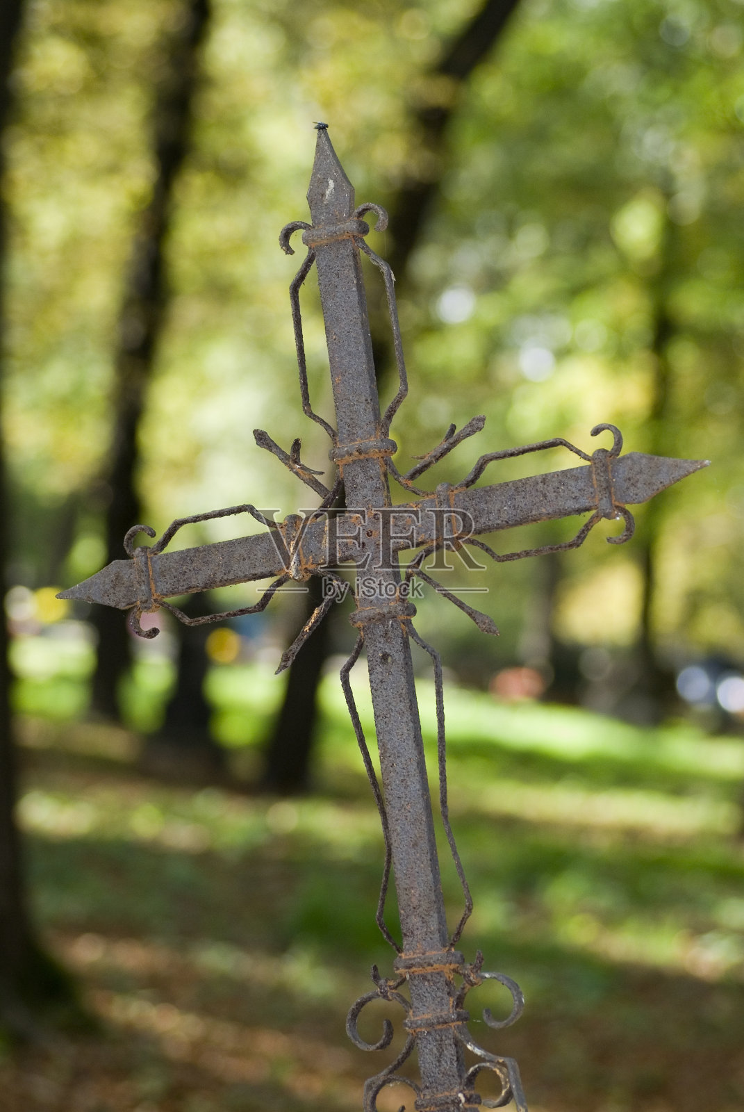 古老的十字架照片摄影图片