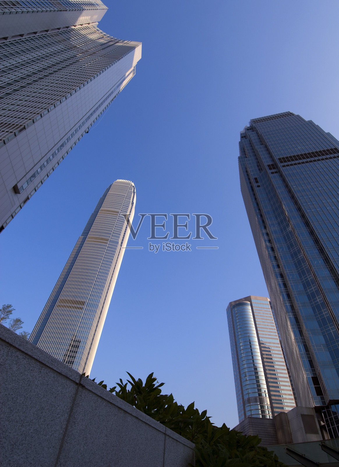 中国香港的摩天大楼。照片摄影图片