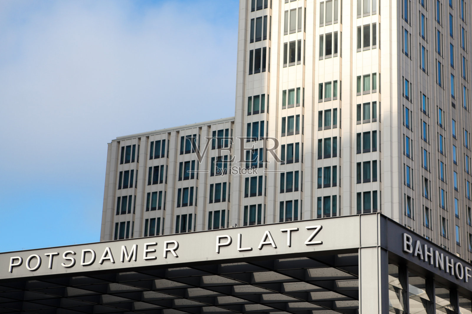 波茨坦广场地铁站细节照片摄影图片