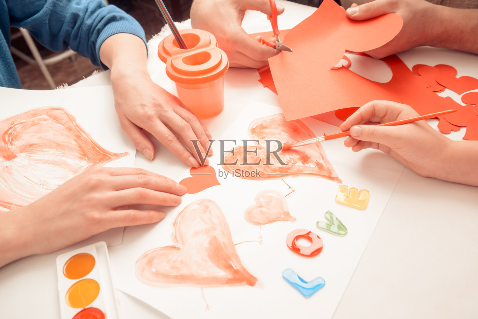 情人节装饰照片摄影图片