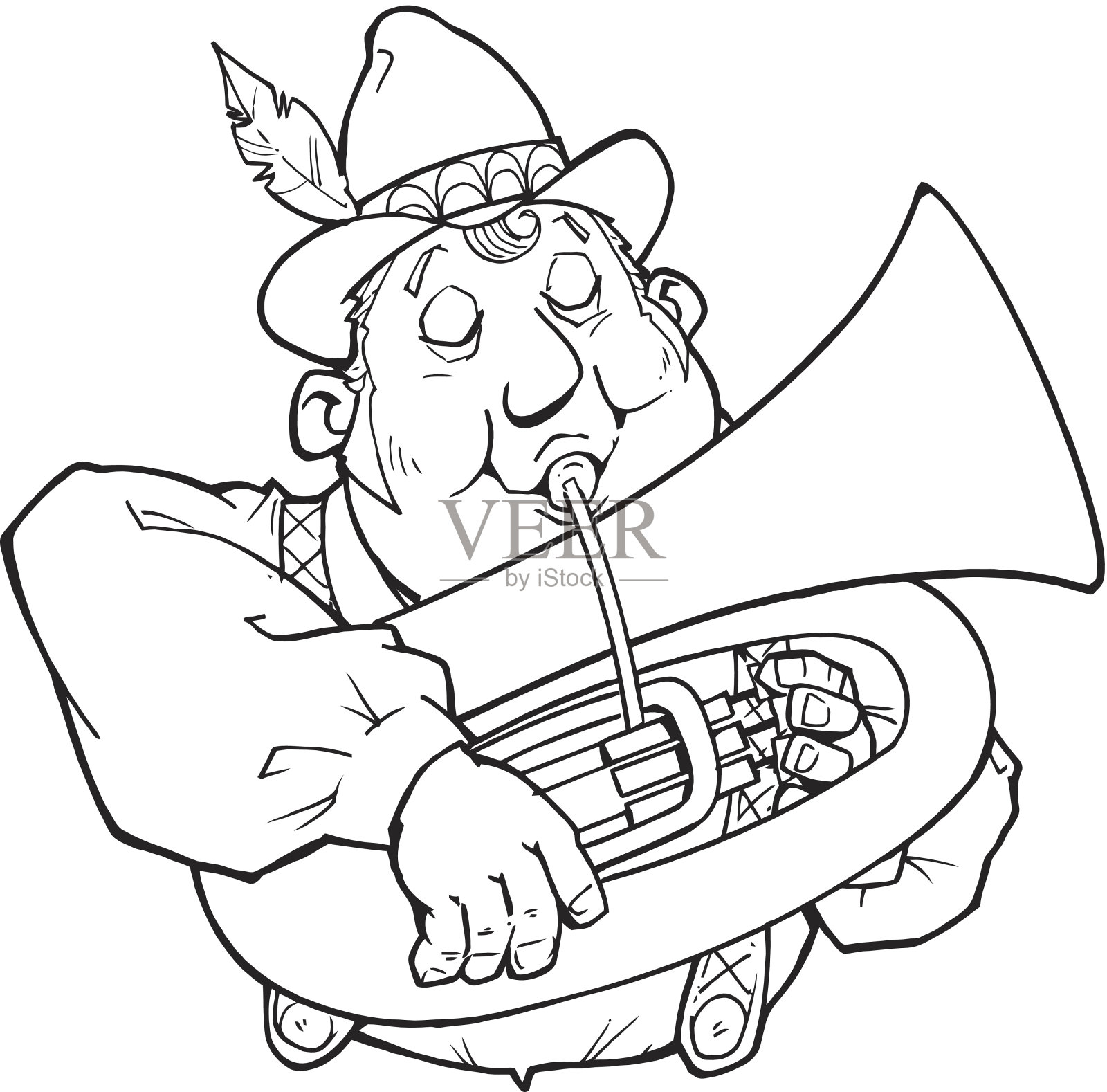 德国大号手设计元素图片