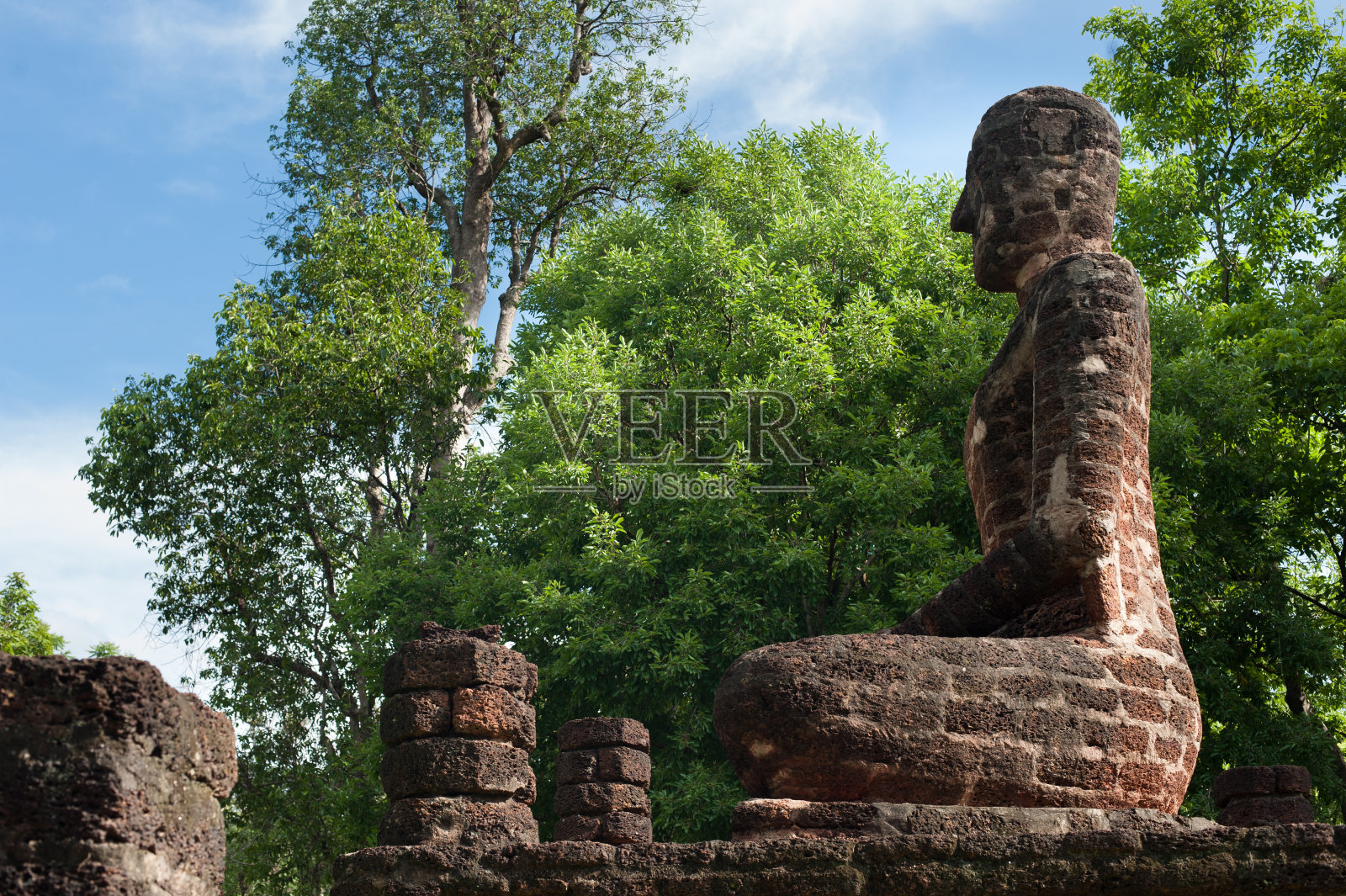 泰国甘蓬的辛哈寺历史公园(联合国教科文组织世界遗产地素可泰历史城镇及相关历史城镇的一部分)照片摄影图片