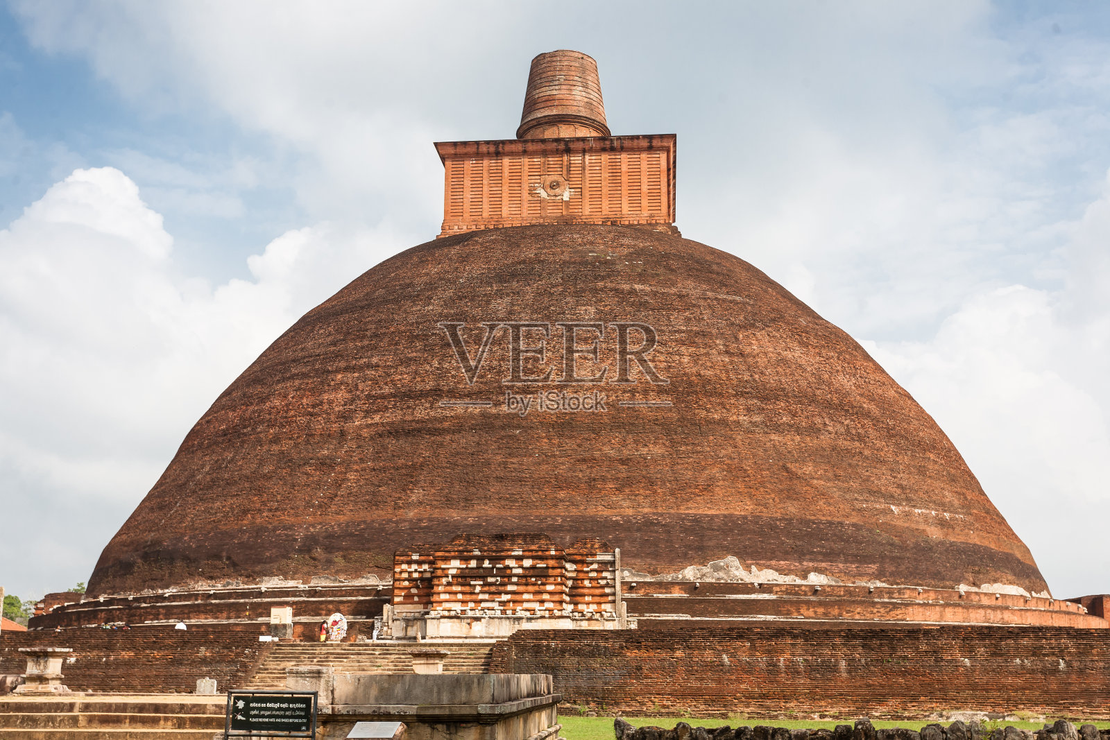 亚洲，斯里兰卡，阿努拉达普拉的地标。照片摄影图片