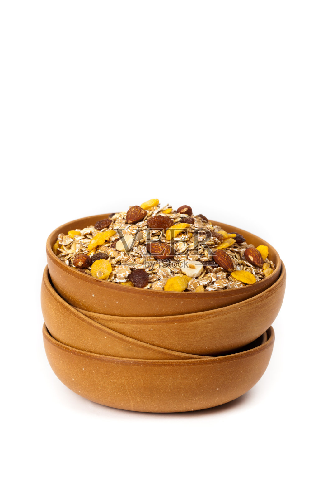 早餐麦片牛奶什锦早餐照片摄影图片