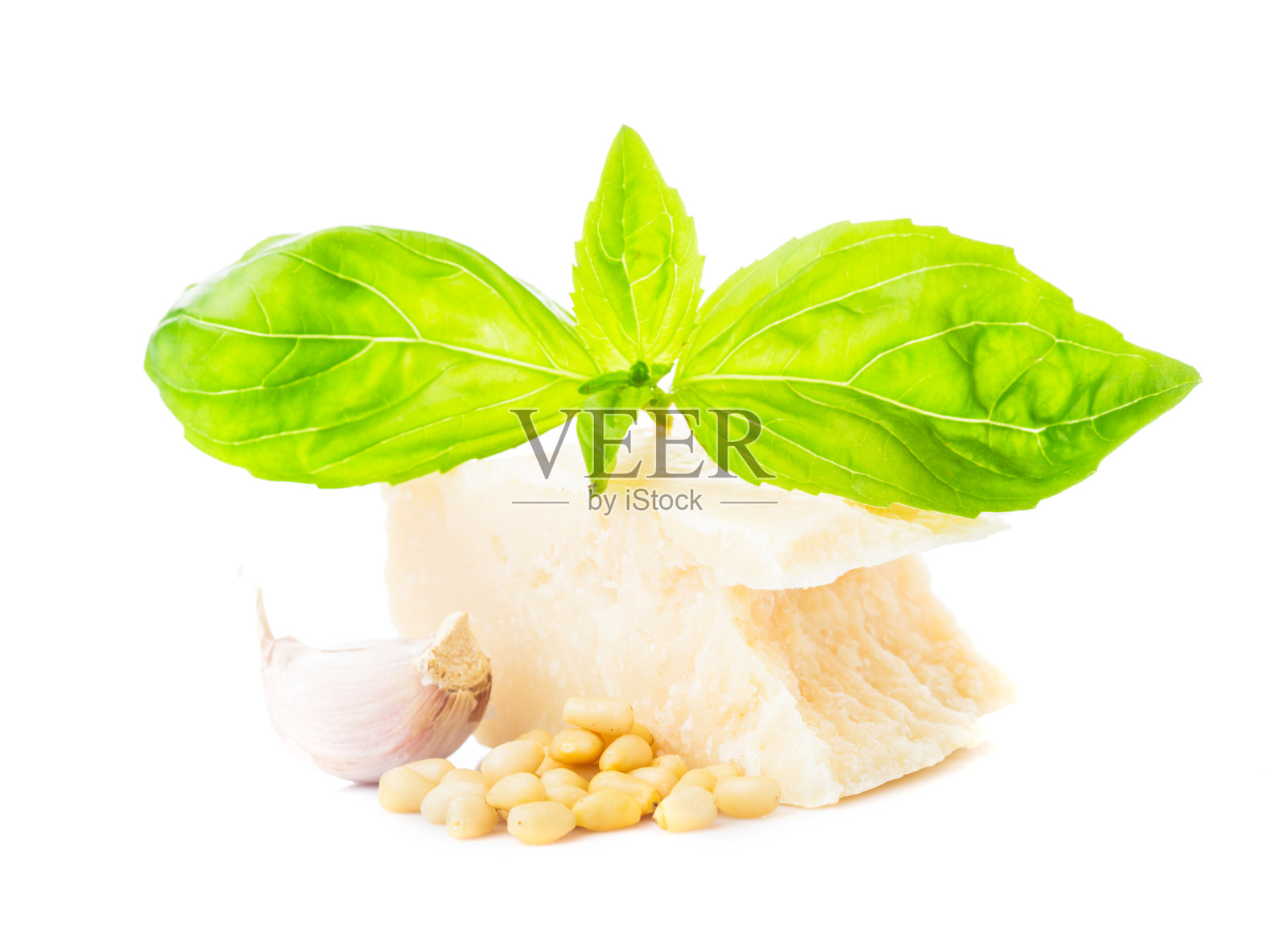 香蒜酱配料照片摄影图片