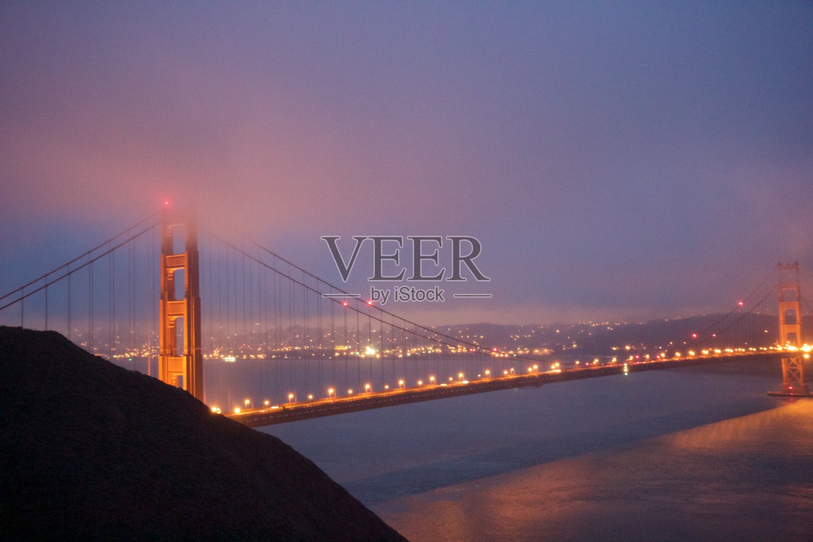 金门大桥日出照片摄影图片