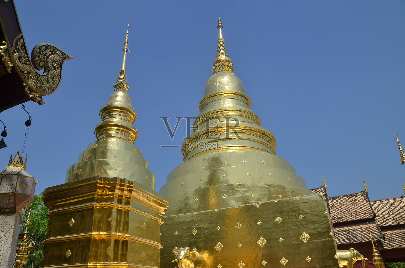 泰国清迈佛寺照片摄影图片