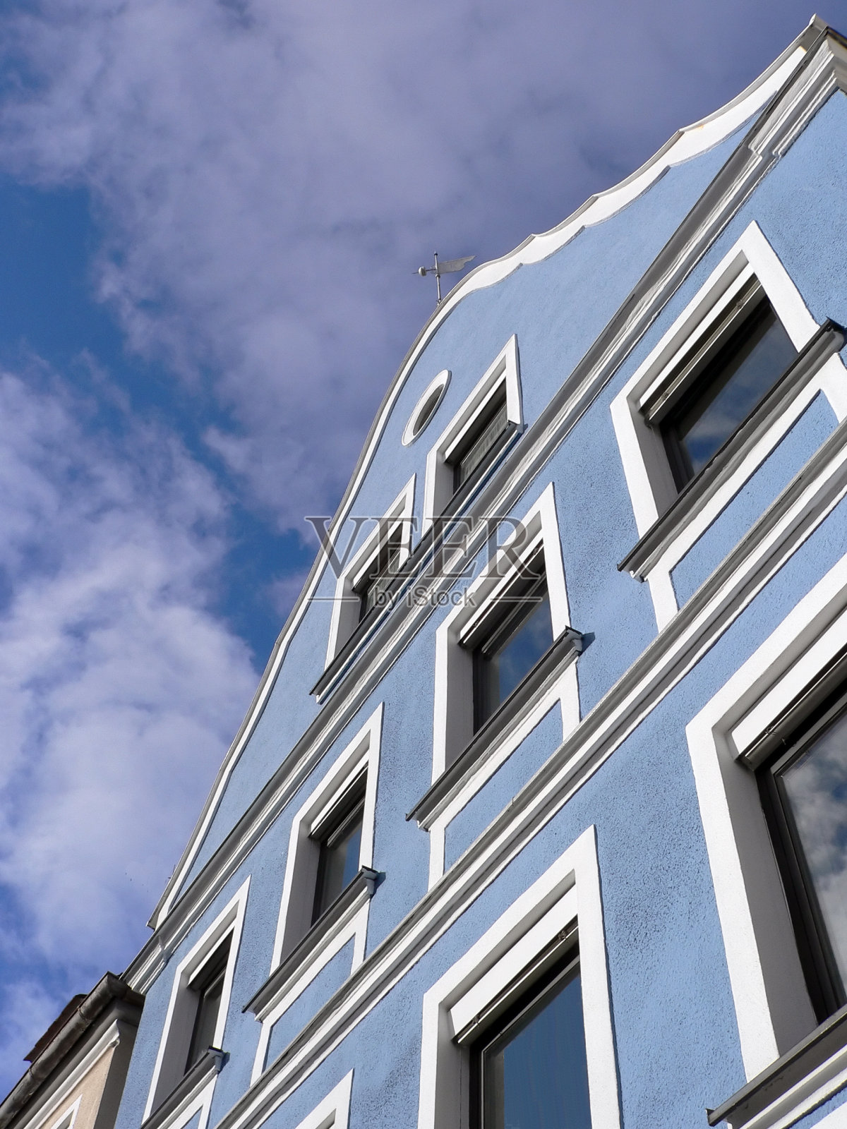 典型的德国房屋照片摄影图片