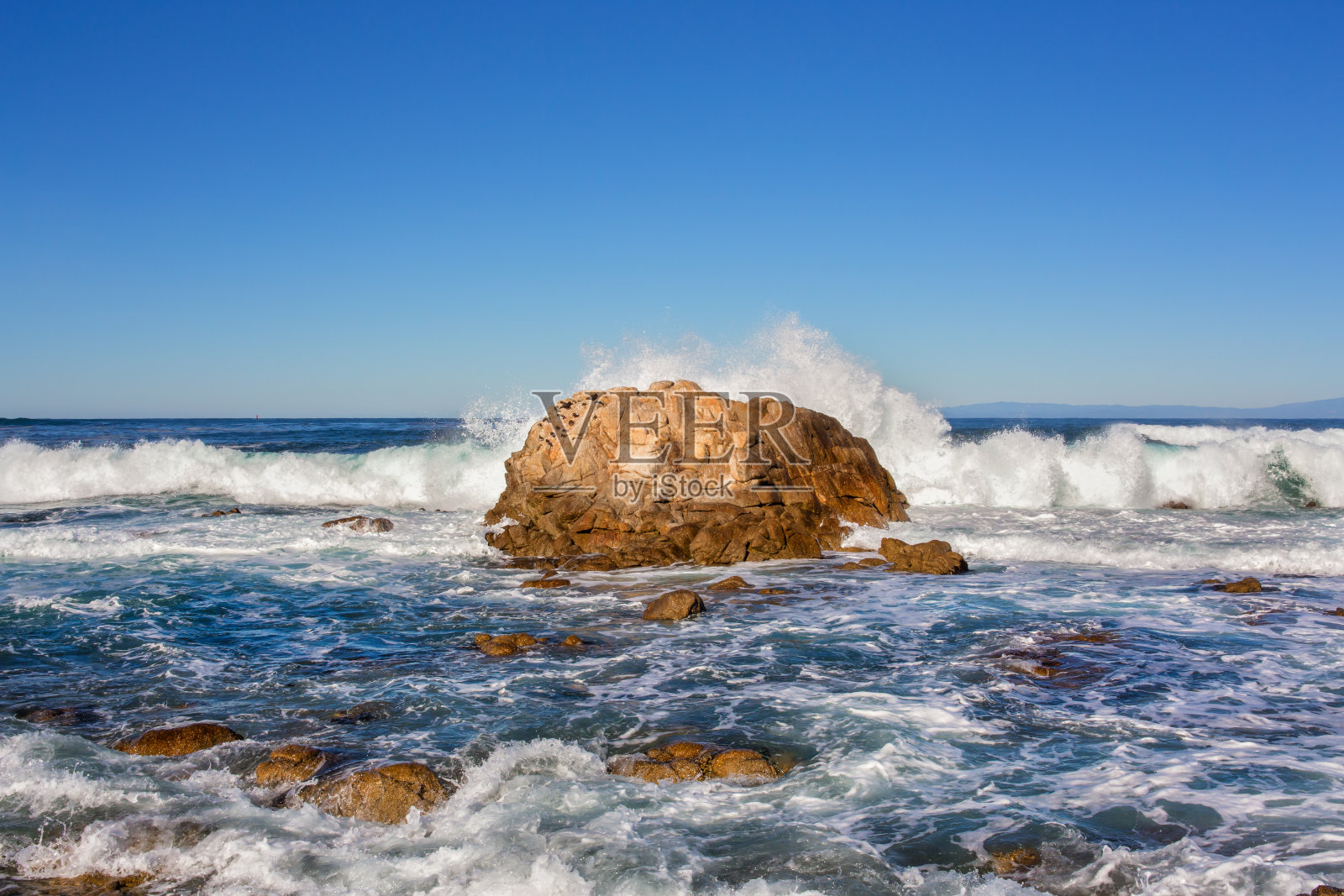 波上岸照片摄影图片