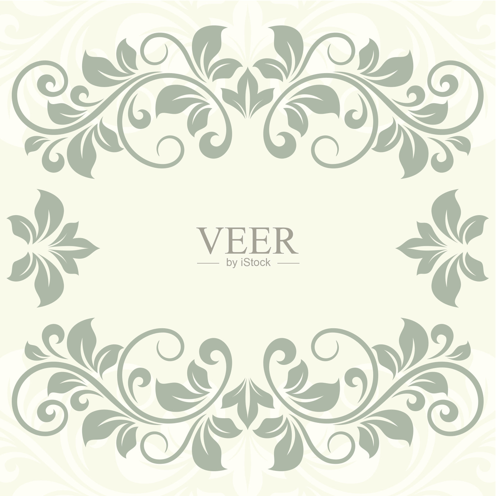 花的贺卡插画图片素材