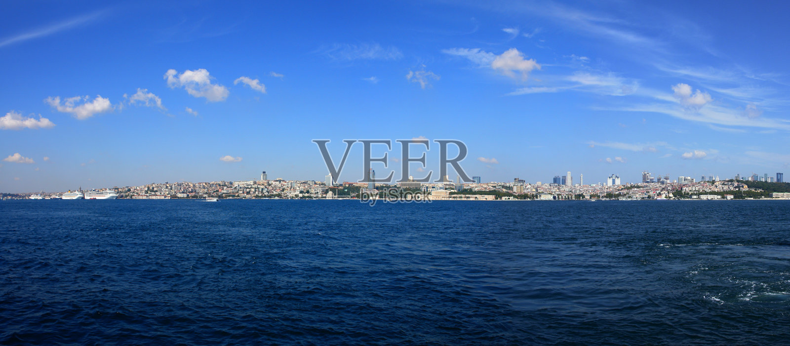 全景伊斯坦布尔的场景照片摄影图片