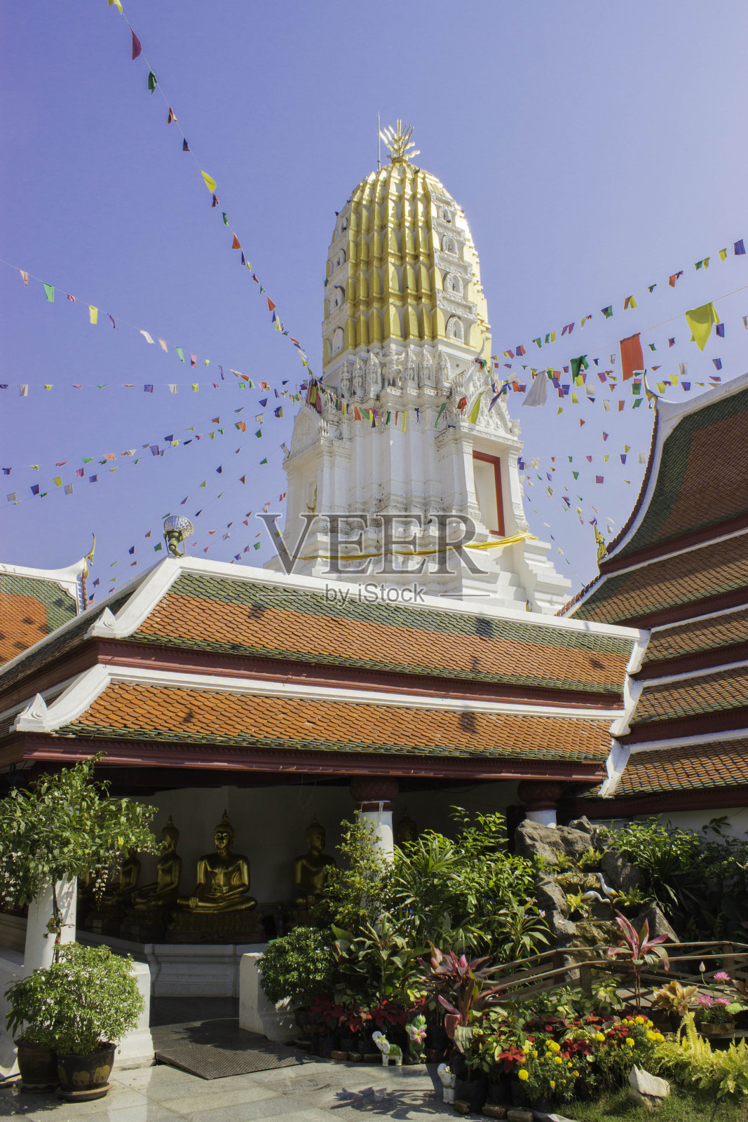 泰国的礼拜场所和寺庙艺术。照片摄影图片