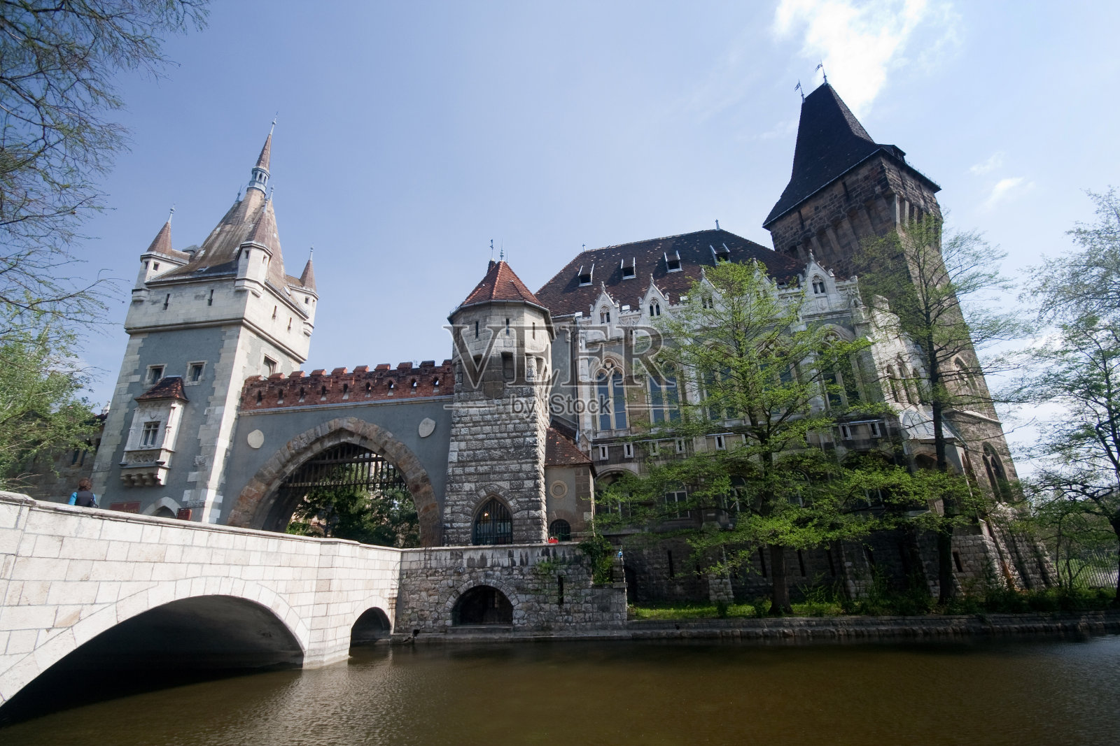 Vajdahunyad城堡照片摄影图片