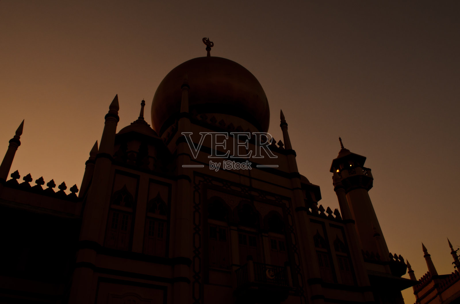 苏丹清真寺,新加坡照片摄影图片