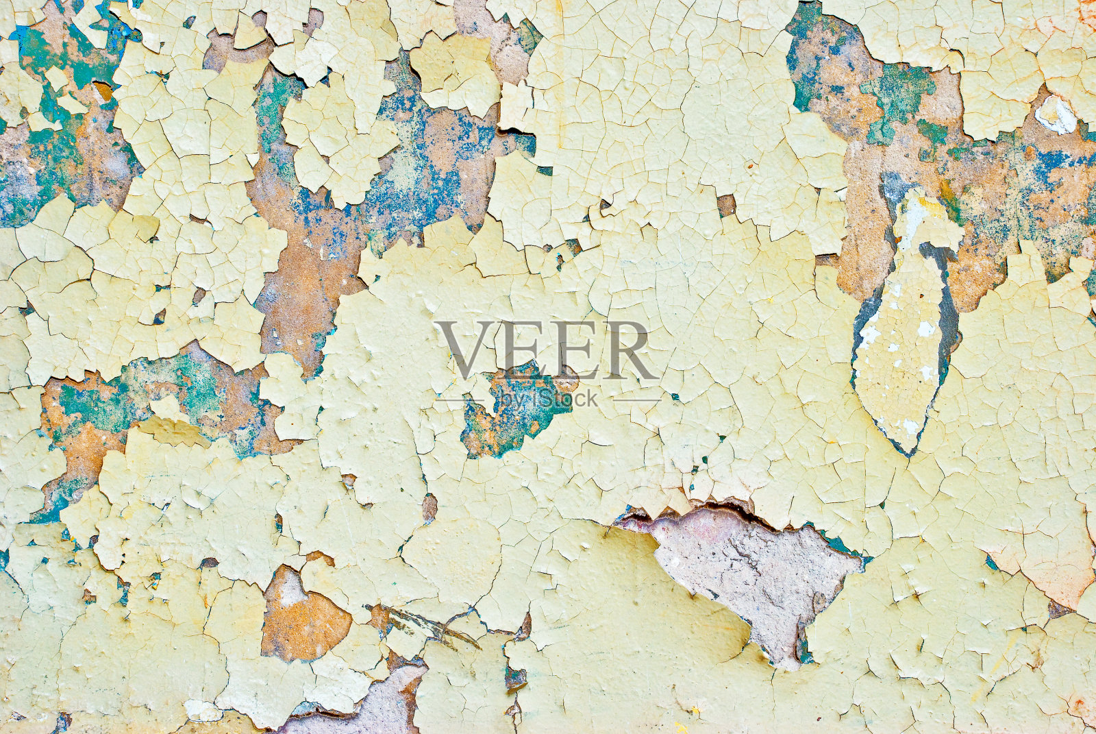 油漆开裂的墙照片摄影图片