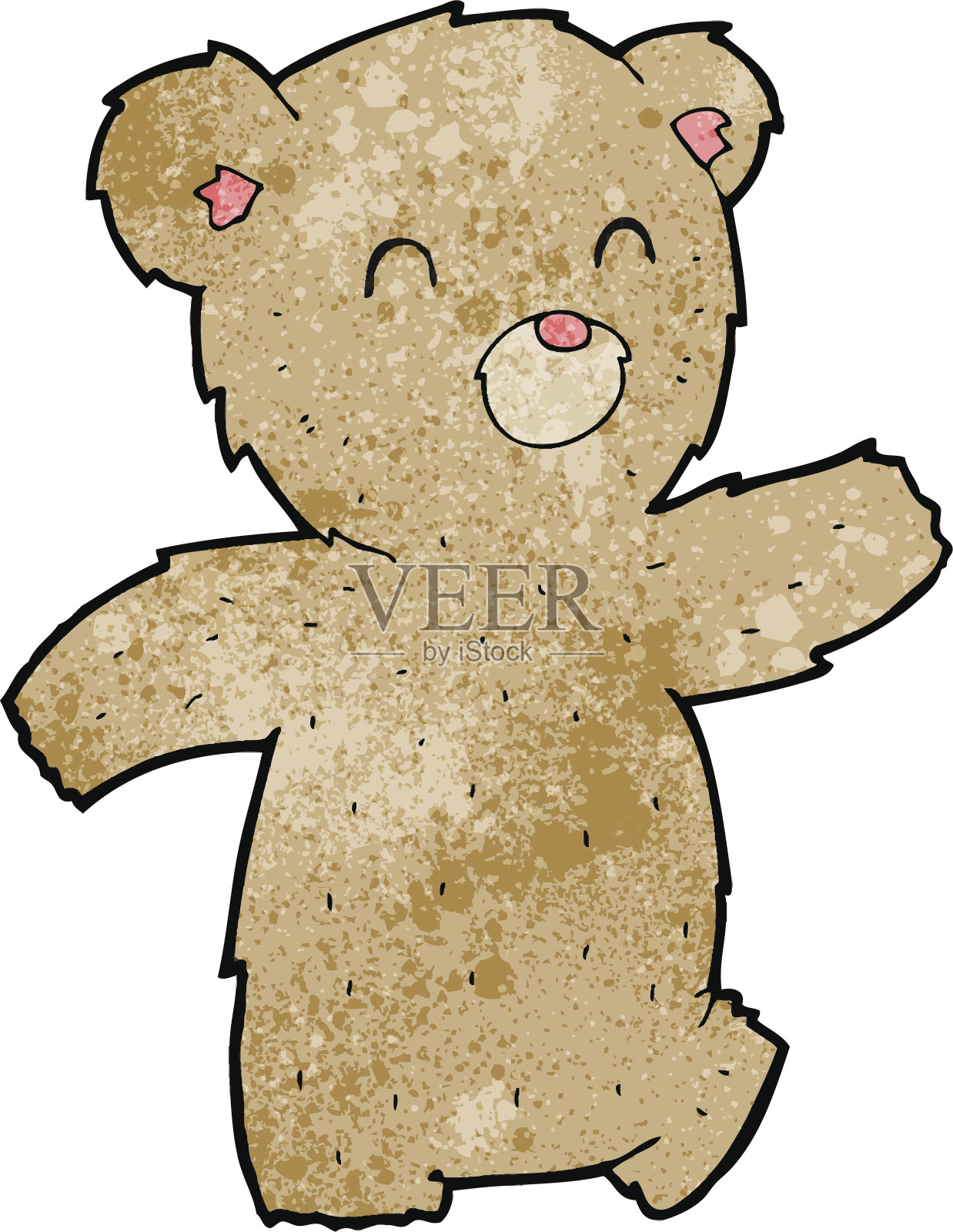 卡通的泰迪熊设计元素图片