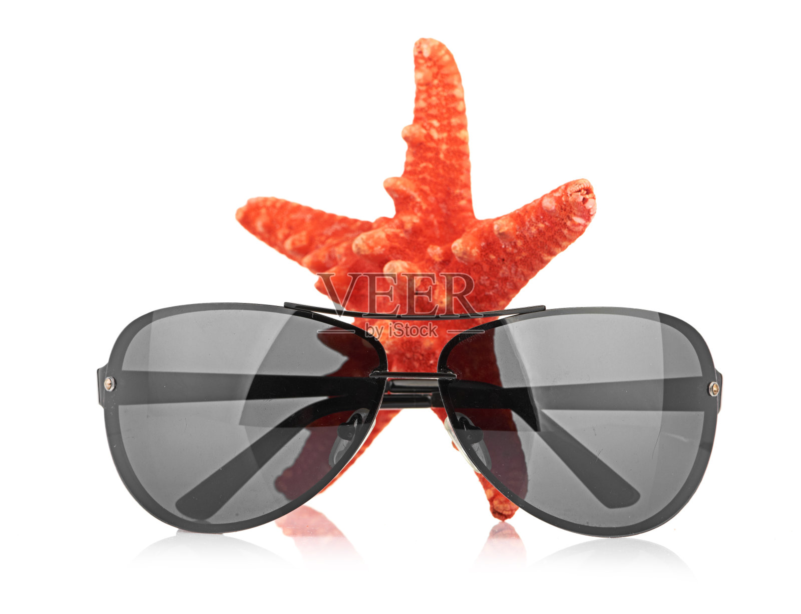 海星和太阳气体照片摄影图片