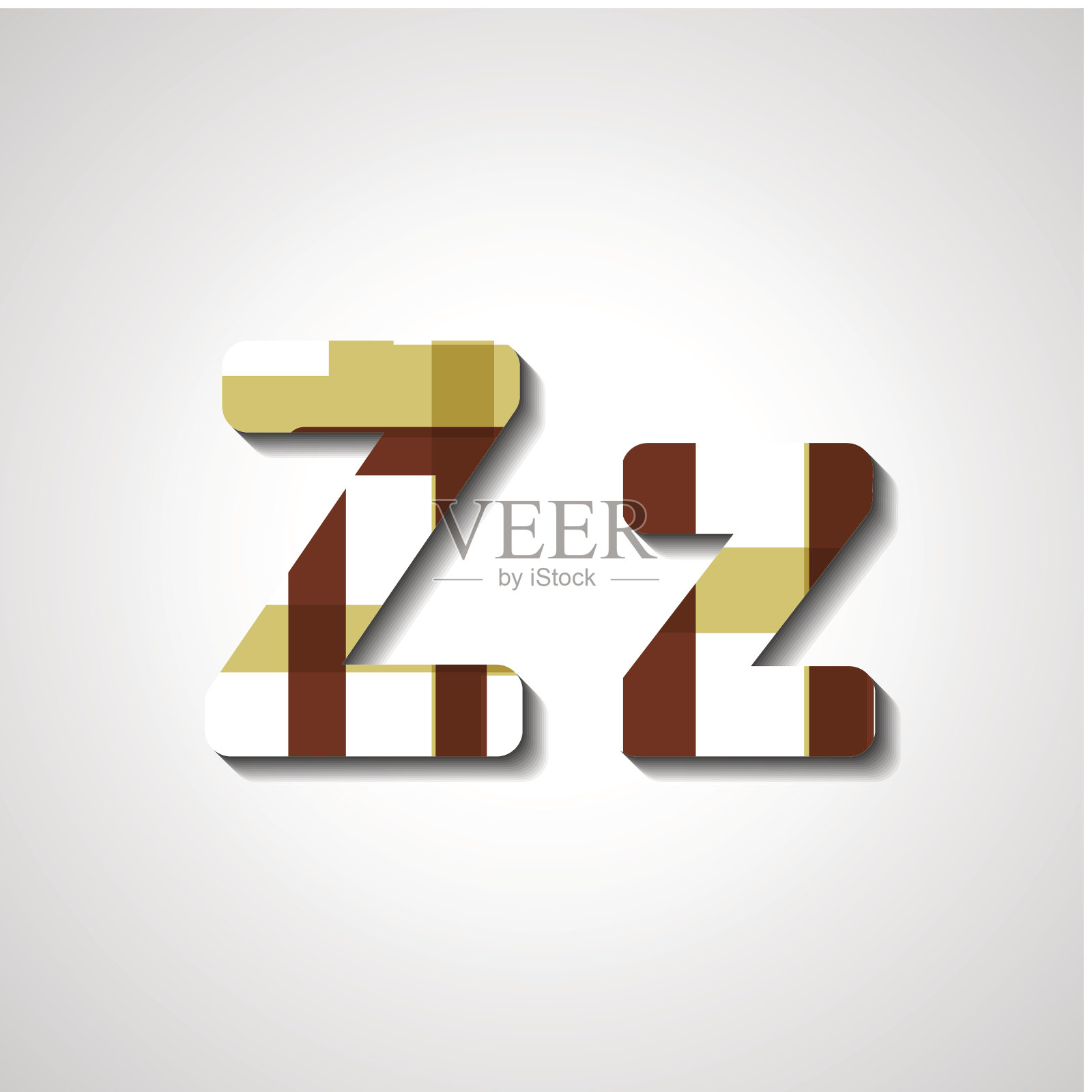 彩色字母字母设计元素图片