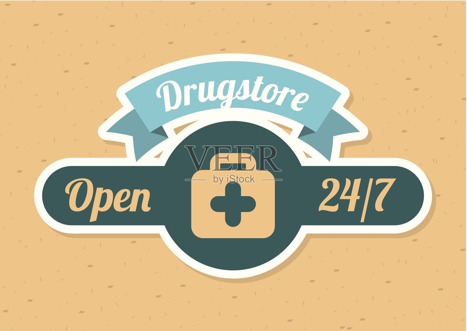 药房图标插画图片素材