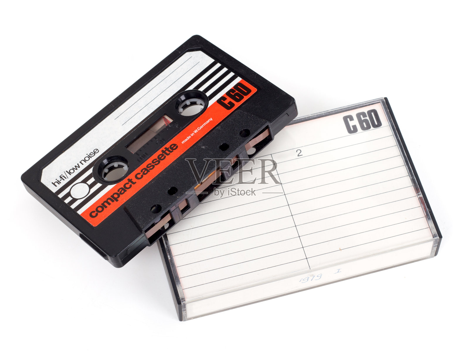 紧凑的磁带。包括剪切路径。照片摄影图片