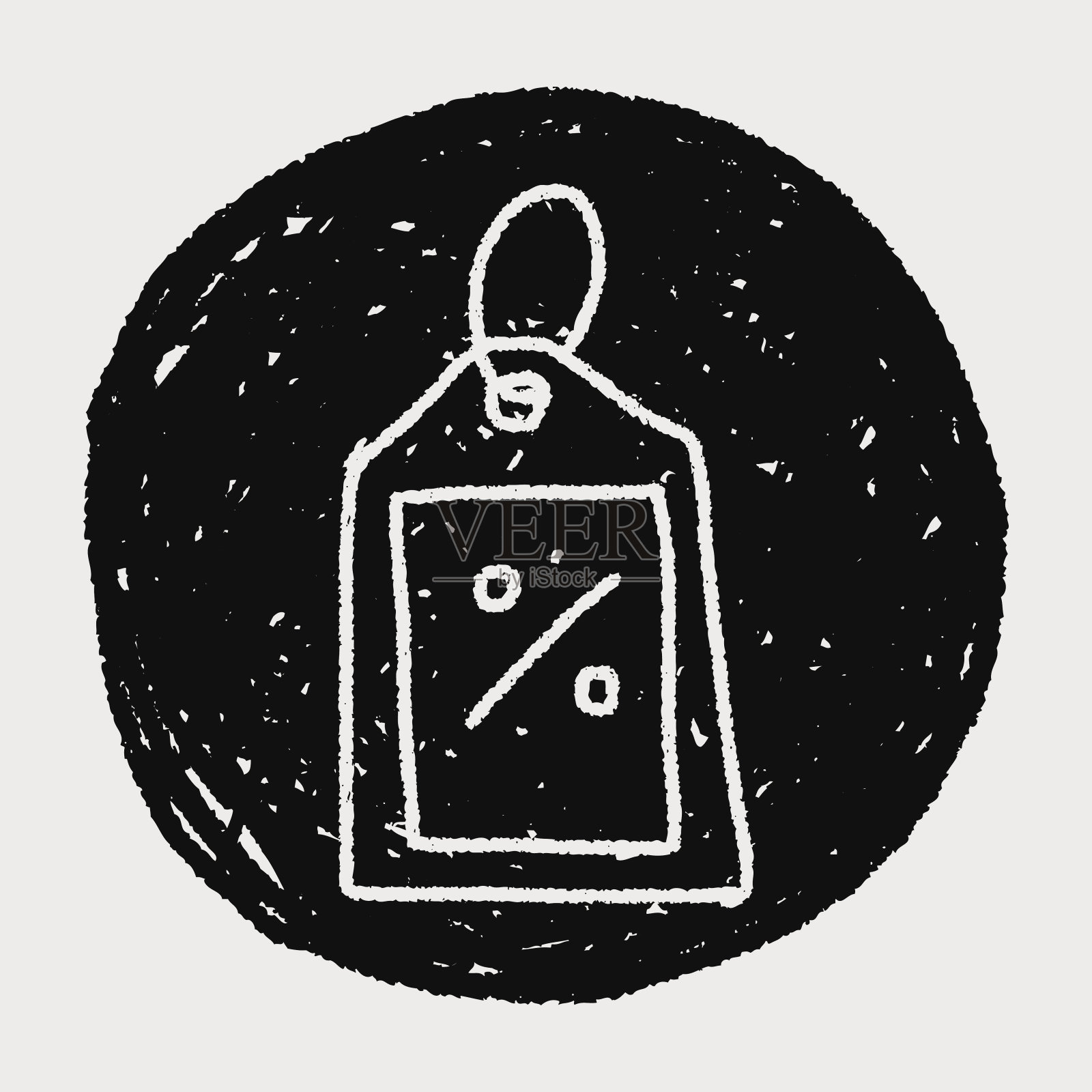 标签涂鸦画设计元素图片