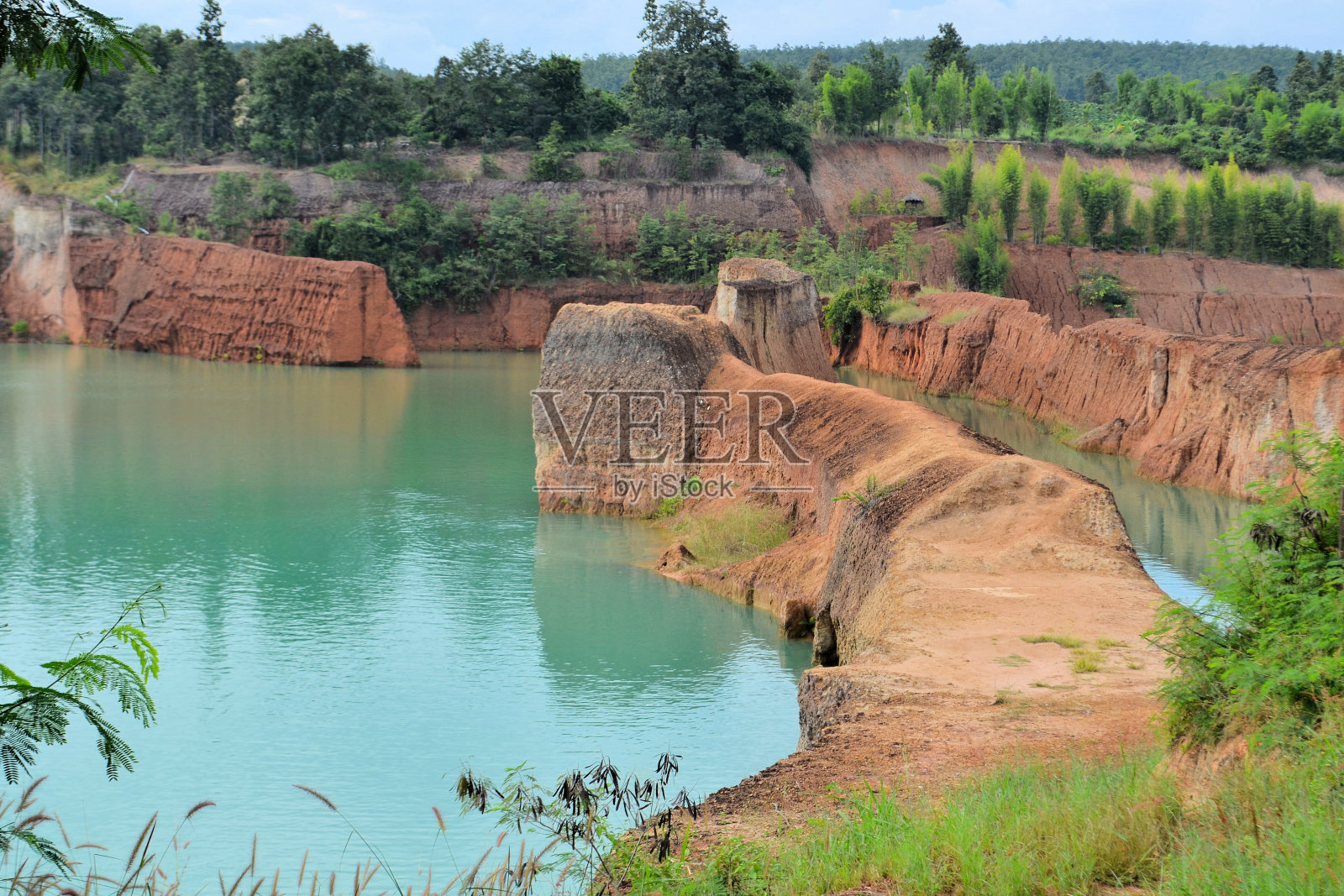 清迈附近的“迷你大峡谷”采石场照片摄影图片