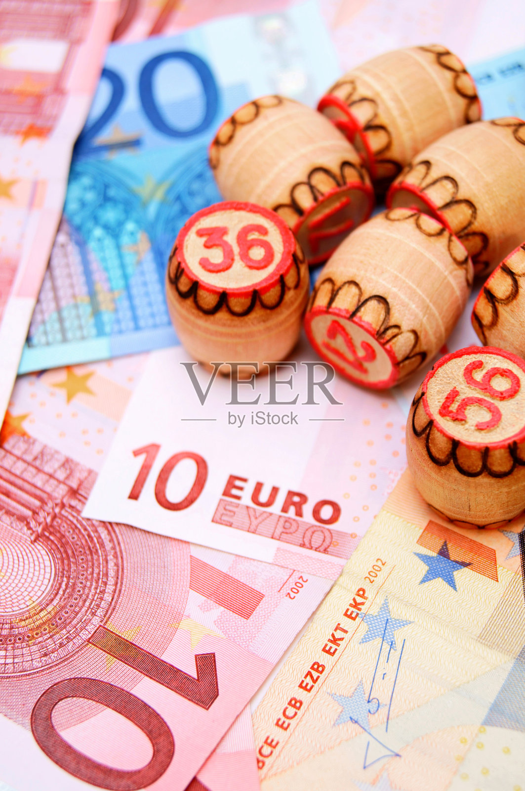 中欧元纸币照片摄影图片