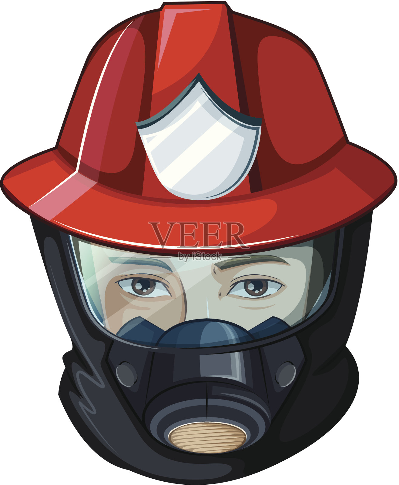 消防队长设计元素图片