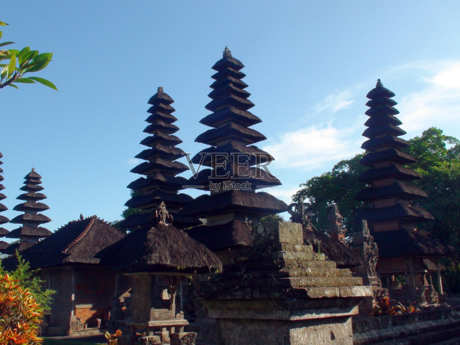 印度尼西亚巴厘岛的秋千寺公园。东南亚洲照片摄影图片