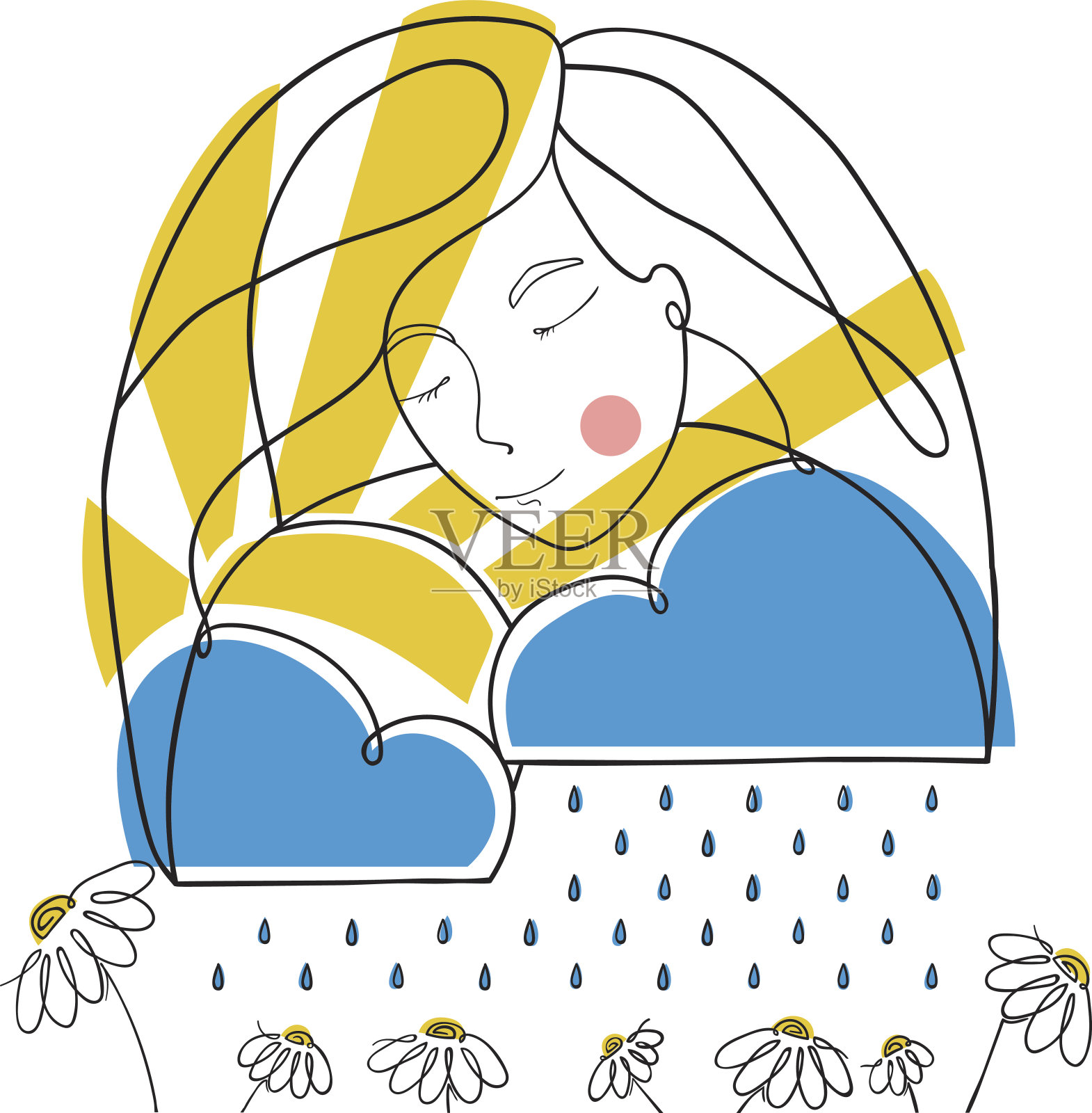 天气插画图片素材