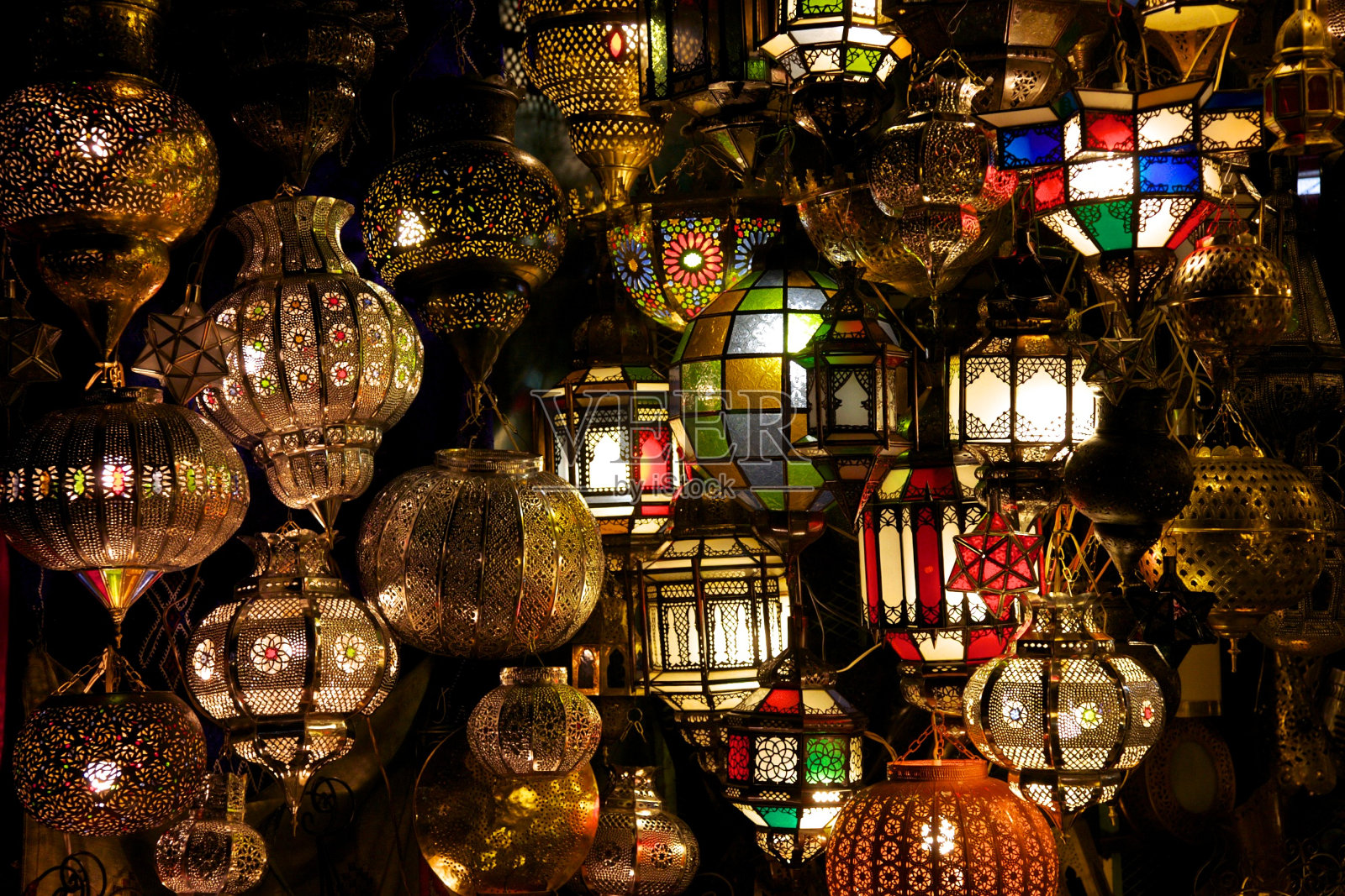 摩洛哥的灯照片摄影图片