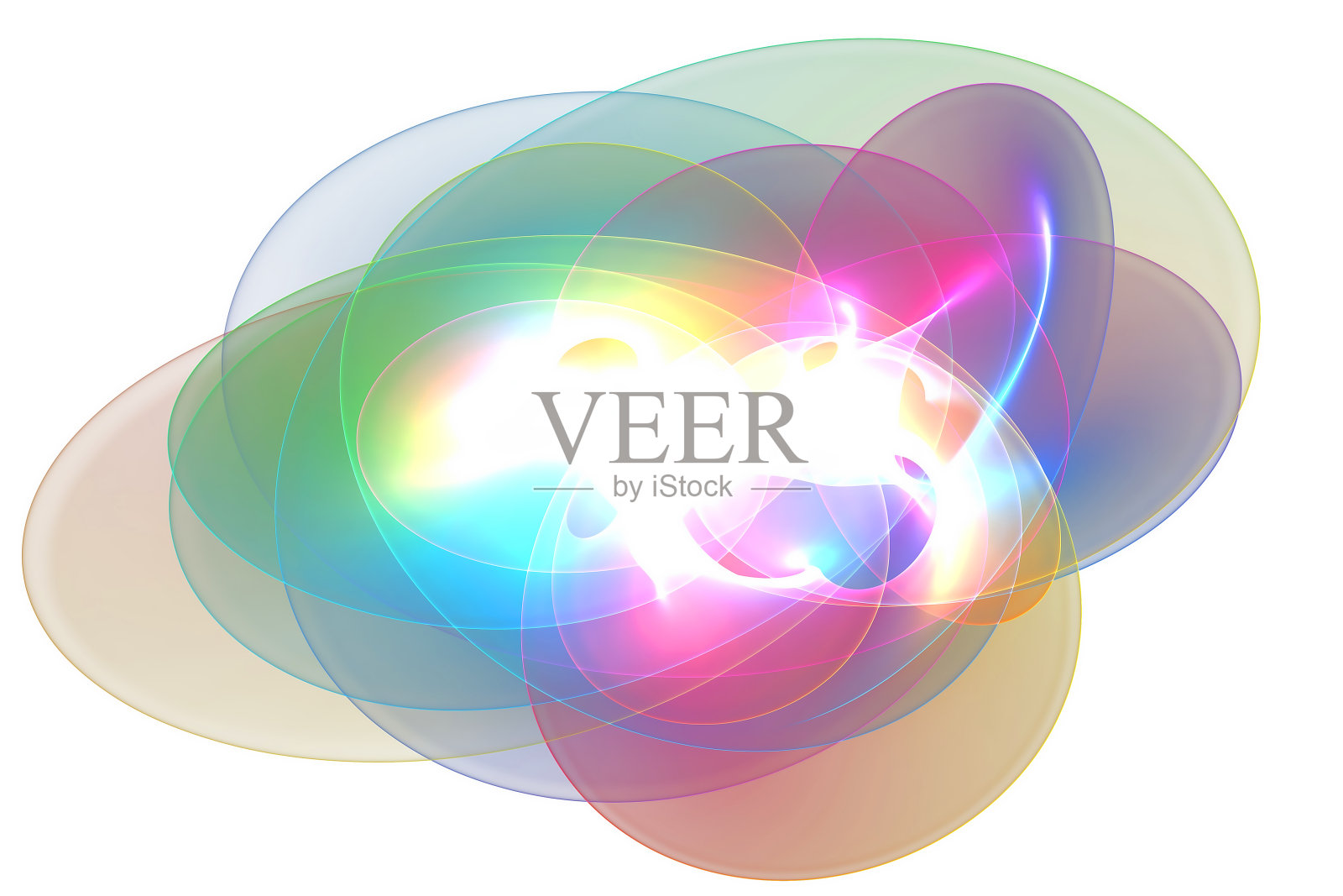 抽象的彩色闪光照片摄影图片