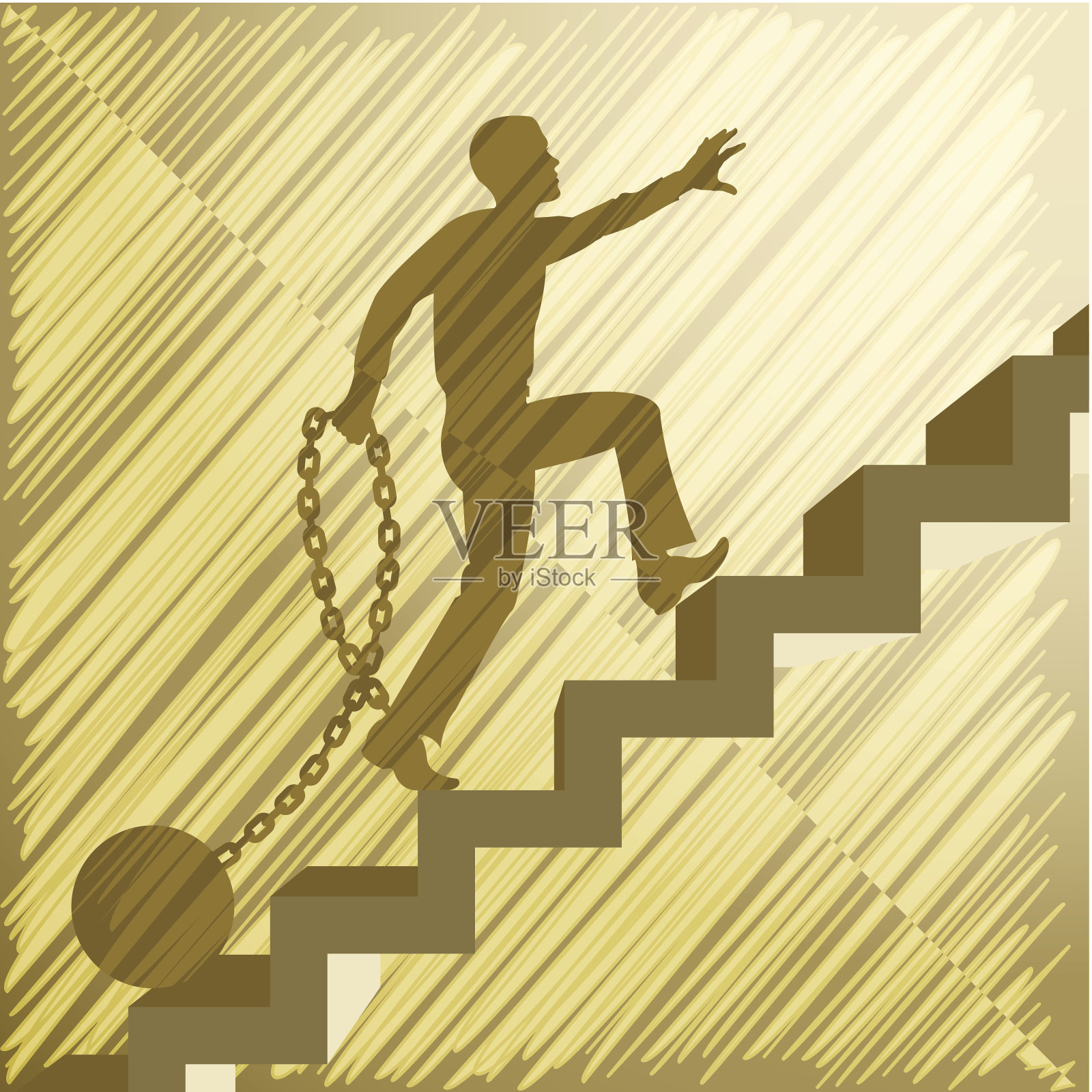 人球链插画图片素材