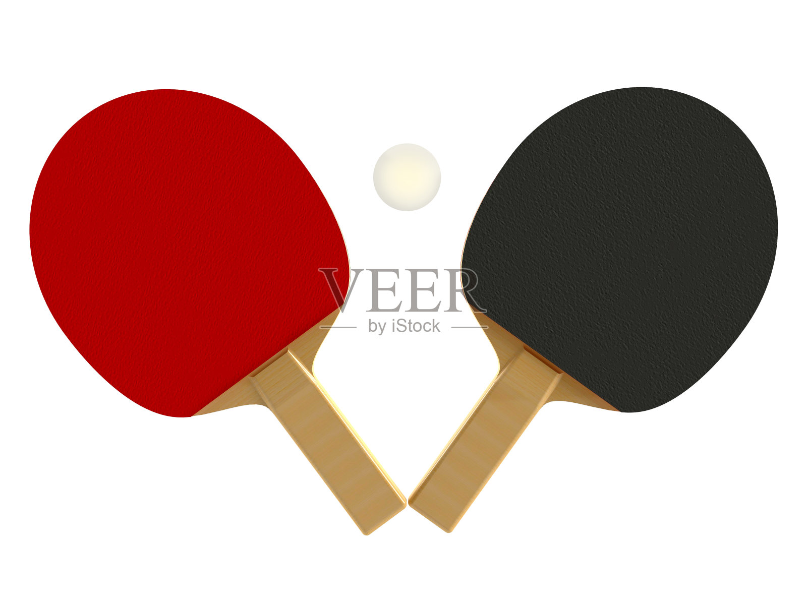 乒乓球、网球拍和球照片摄影图片