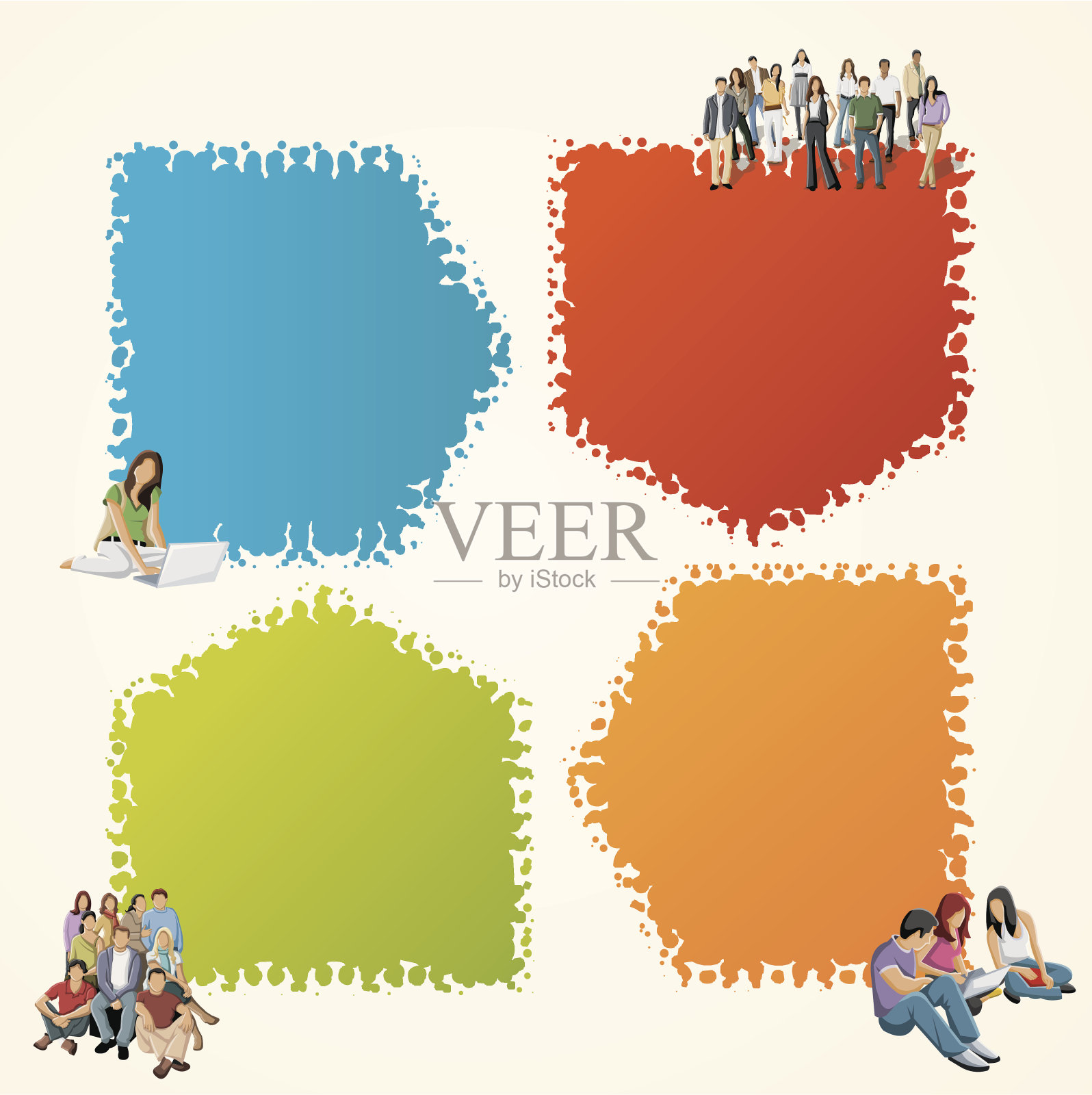 业务人员插画图片素材