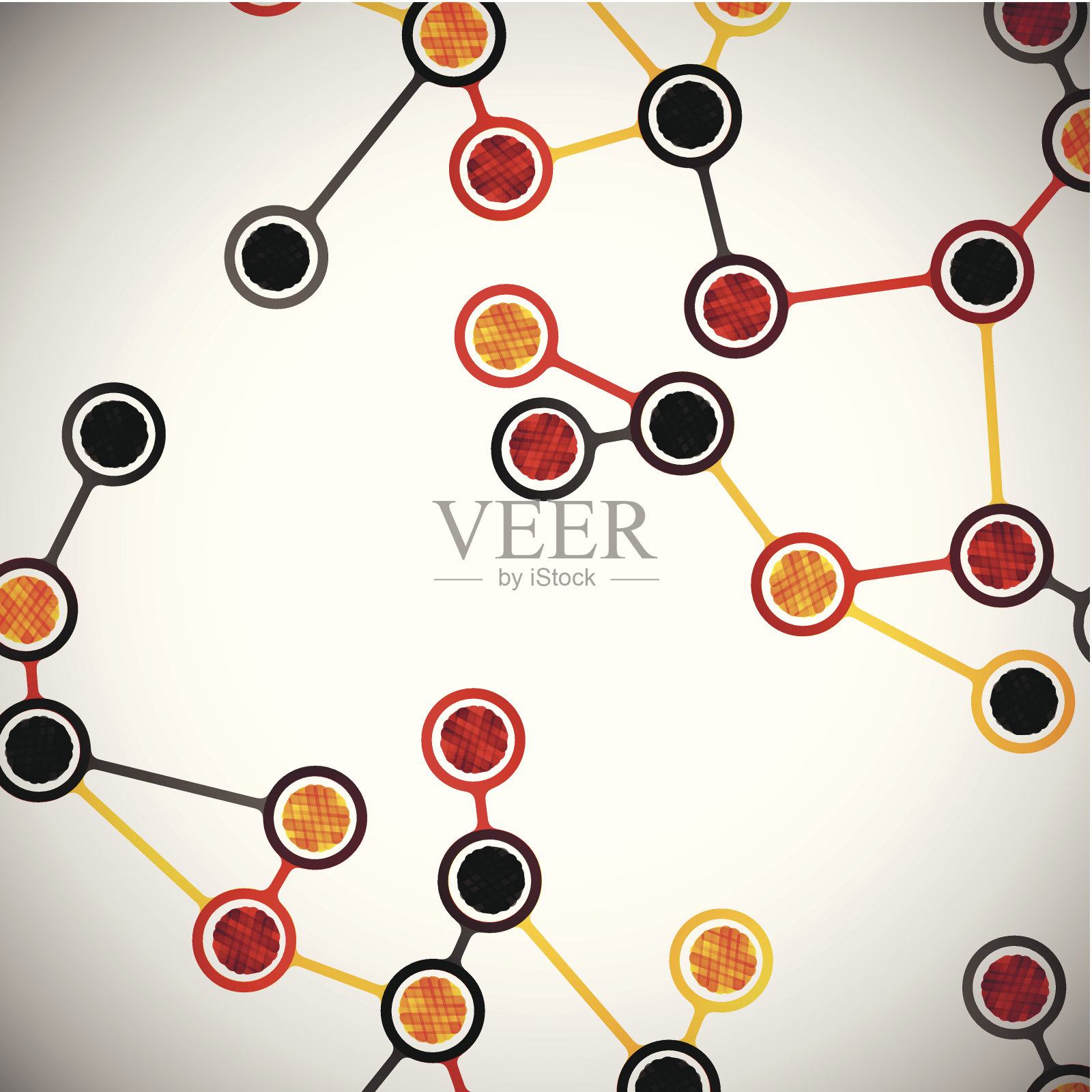 分子结构插画图片素材